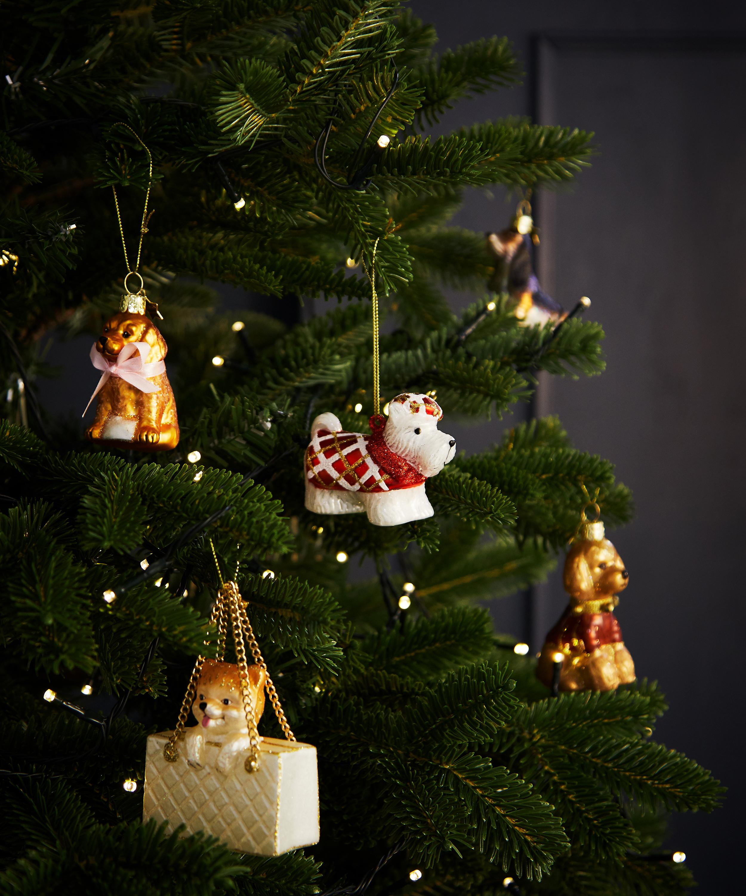 Christmas - Glass Scottish Terrier Ornament image number 1