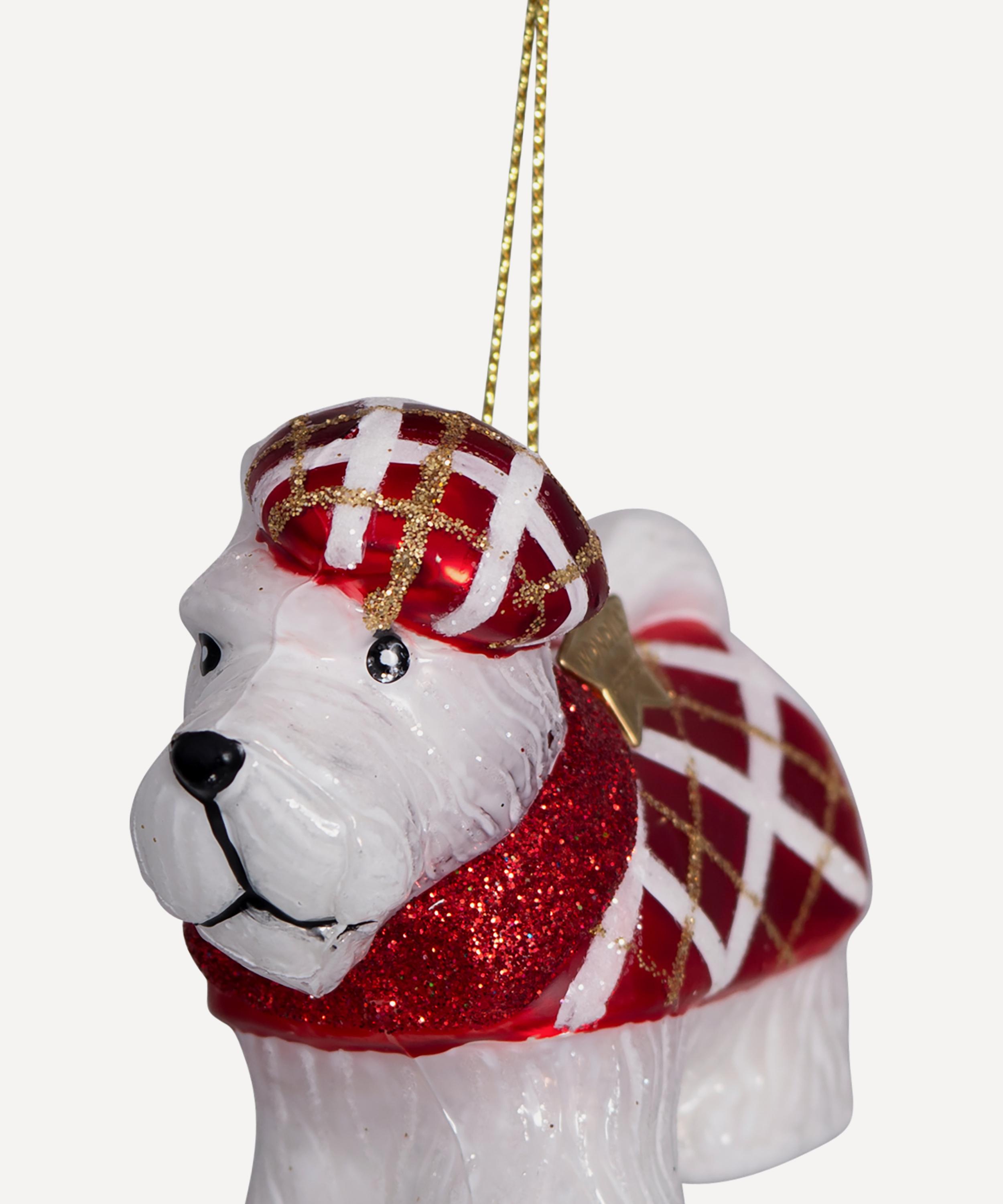 Christmas - Glass Scottish Terrier Ornament image number 2