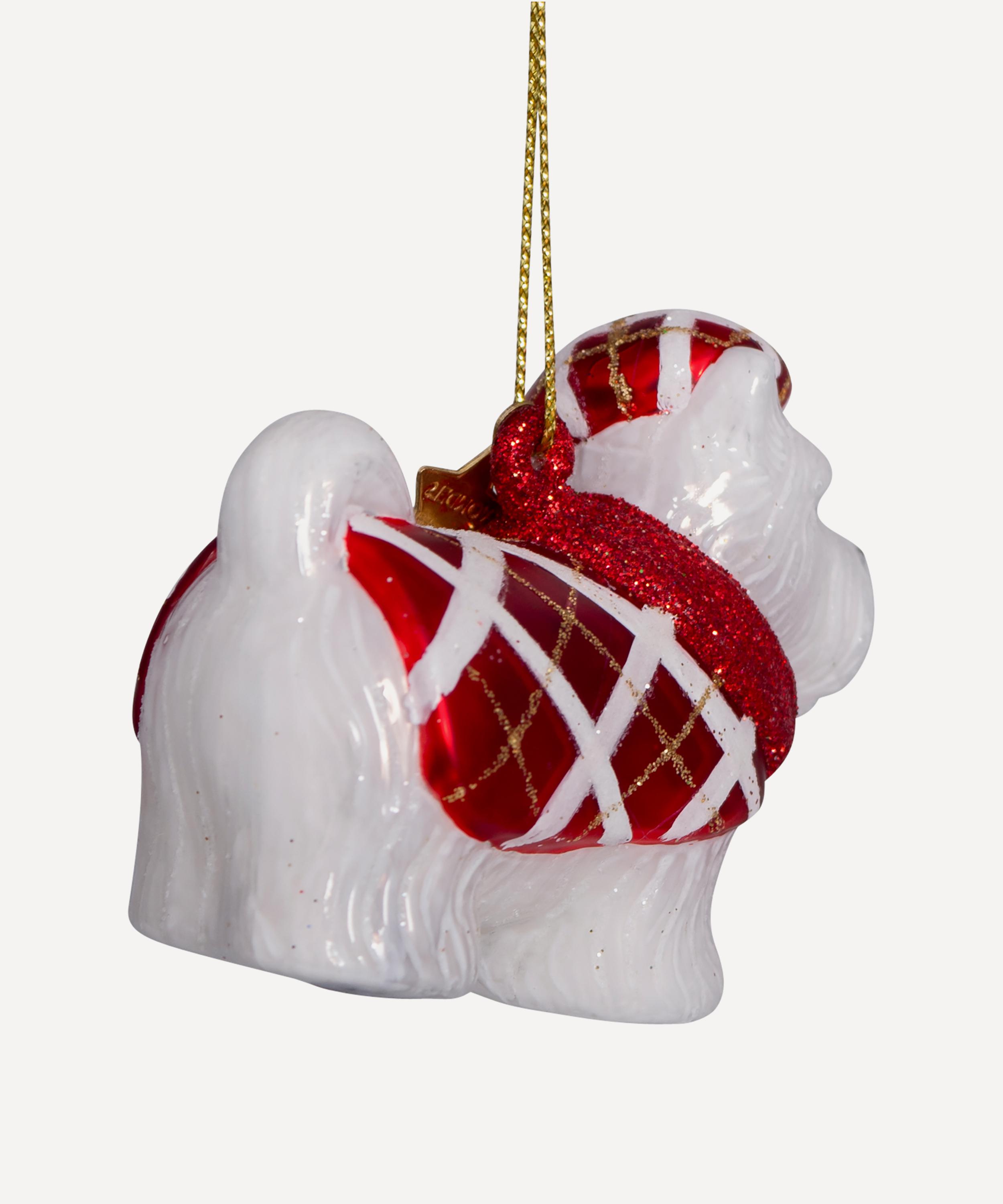 Christmas - Glass Scottish Terrier Ornament image number 4