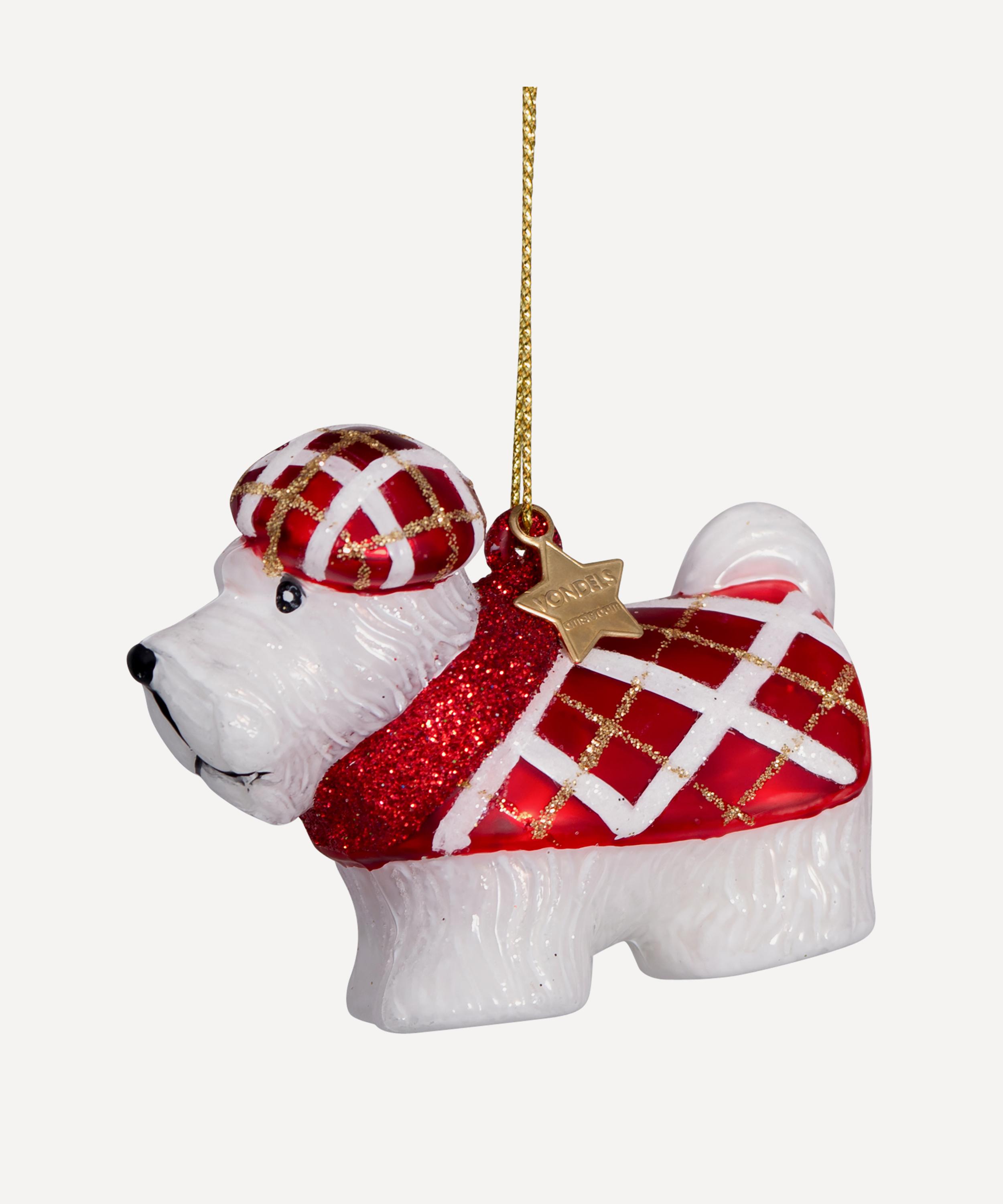 Christmas - Glass Scottish Terrier Ornament image number 5