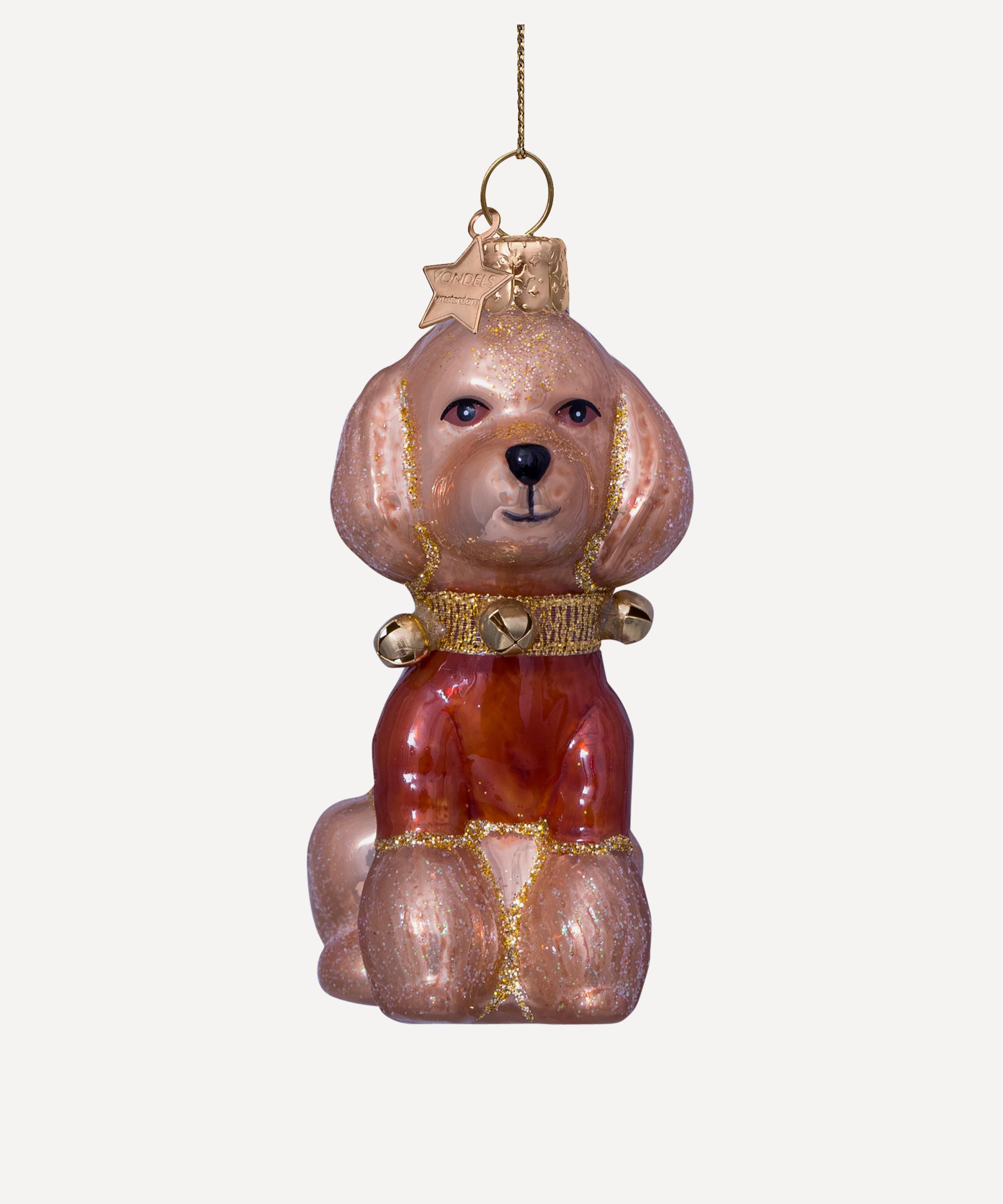 Christmas - Glass Poodle Ornament image number 0