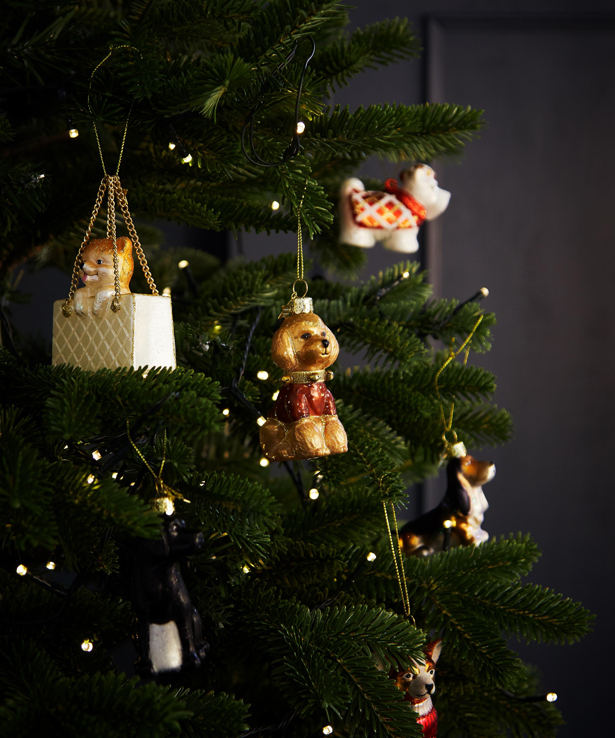 Christmas - Glass Poodle Ornament image number 1