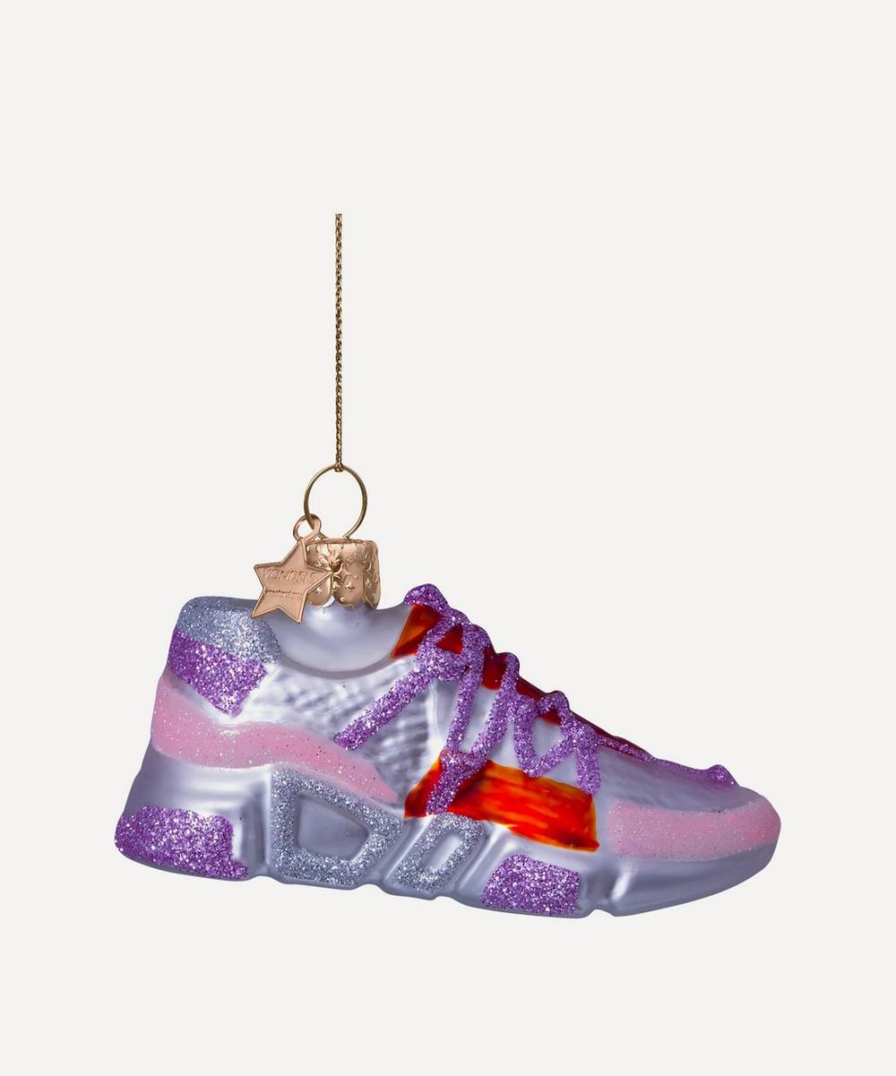 Christmas - Glass Sneaker Ornament