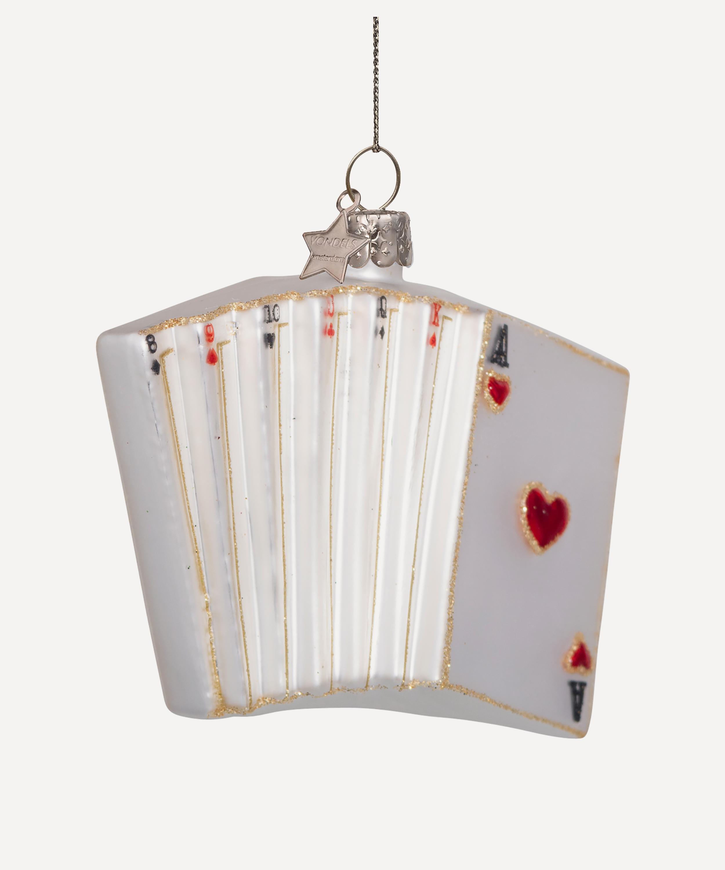 Christmas - Glass Playing Cards Ornament image number 2