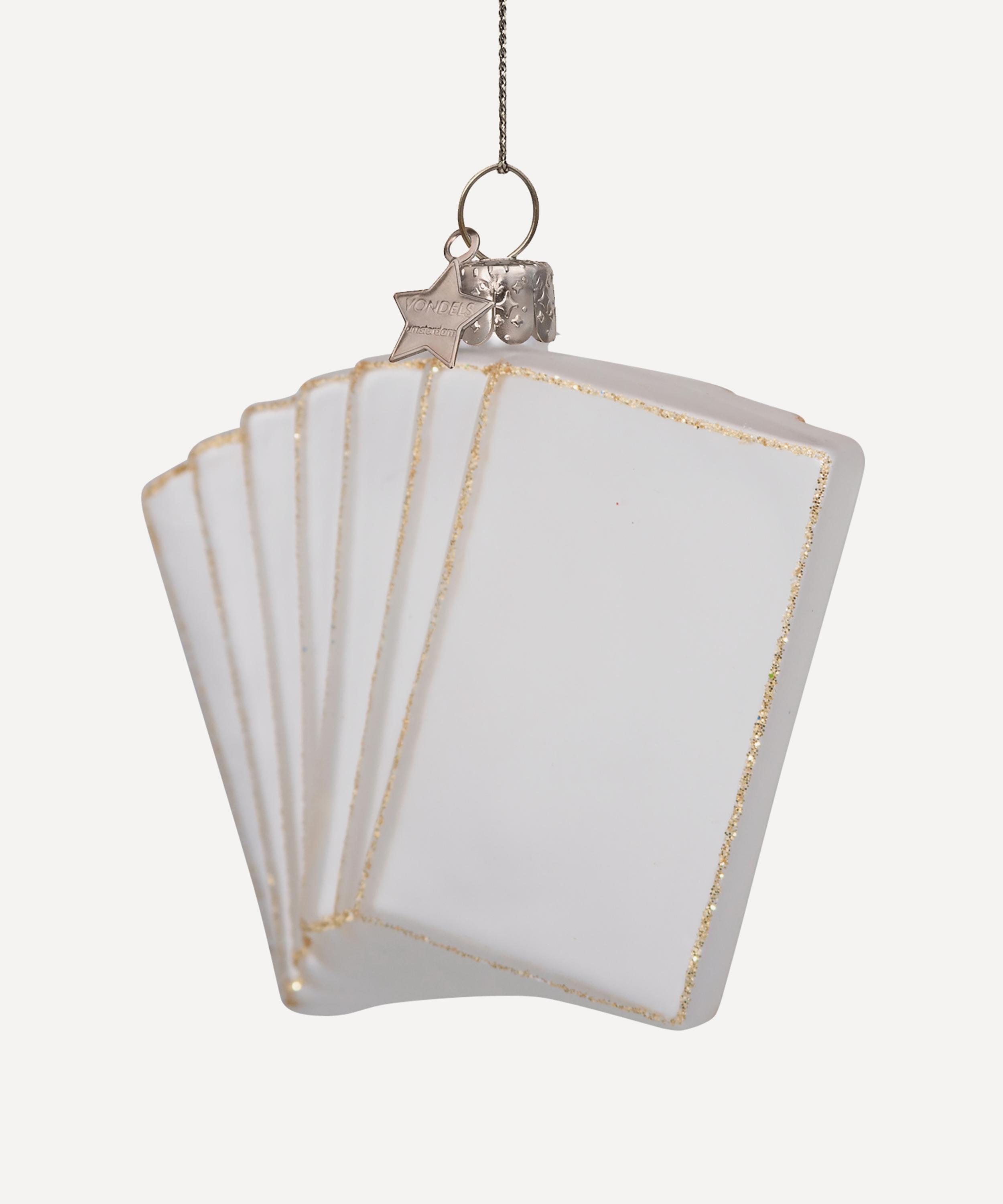 Christmas - Glass Playing Cards Ornament image number 3