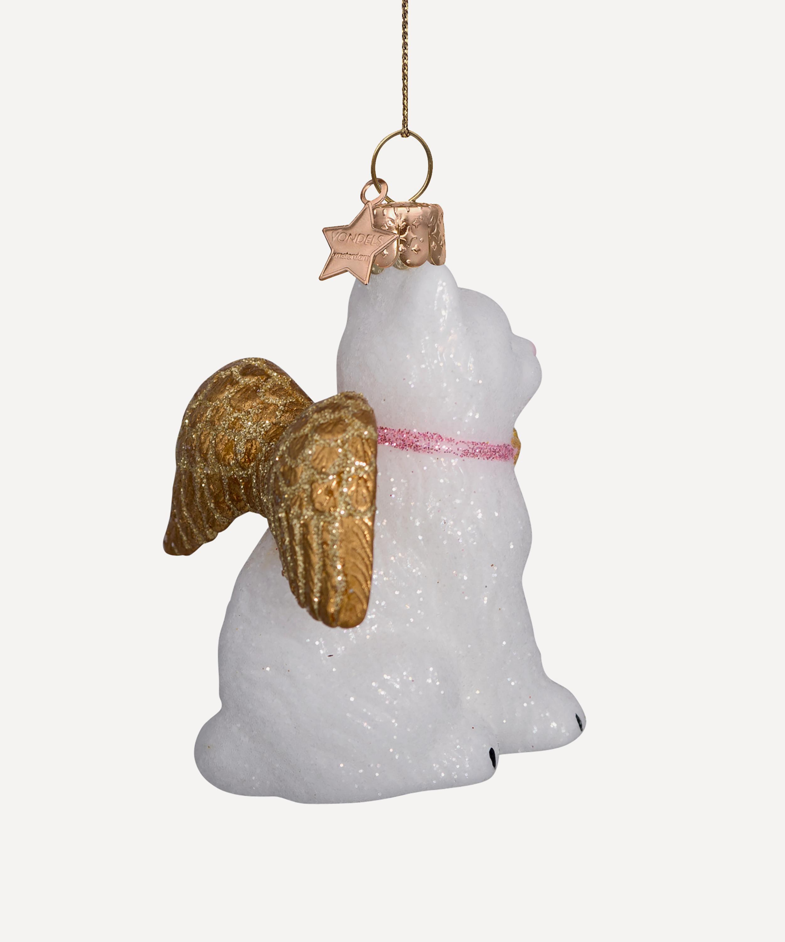 Christmas - Glass Cat with Wings Ornament image number 4