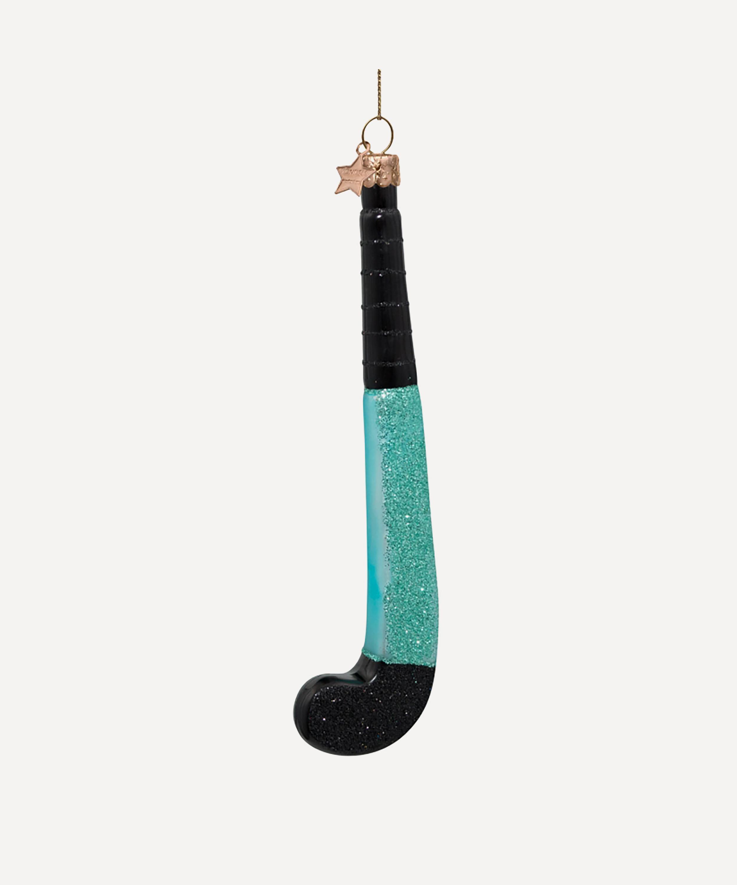 Christmas - Glass Hockey Stick Ornament image number 4