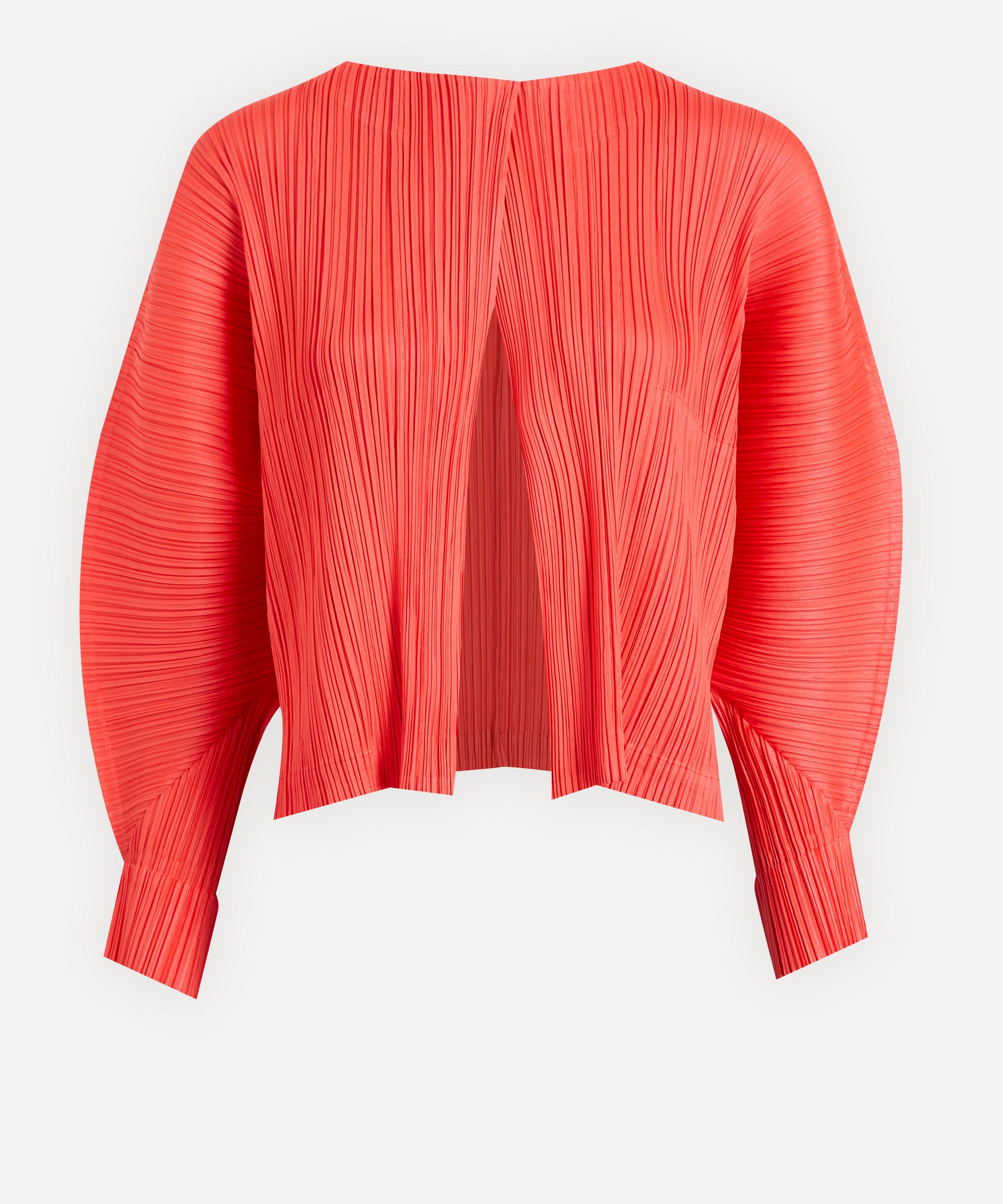 Pleats Please Issey Miyake Pleated Round-Neck Cardigan | Liberty
