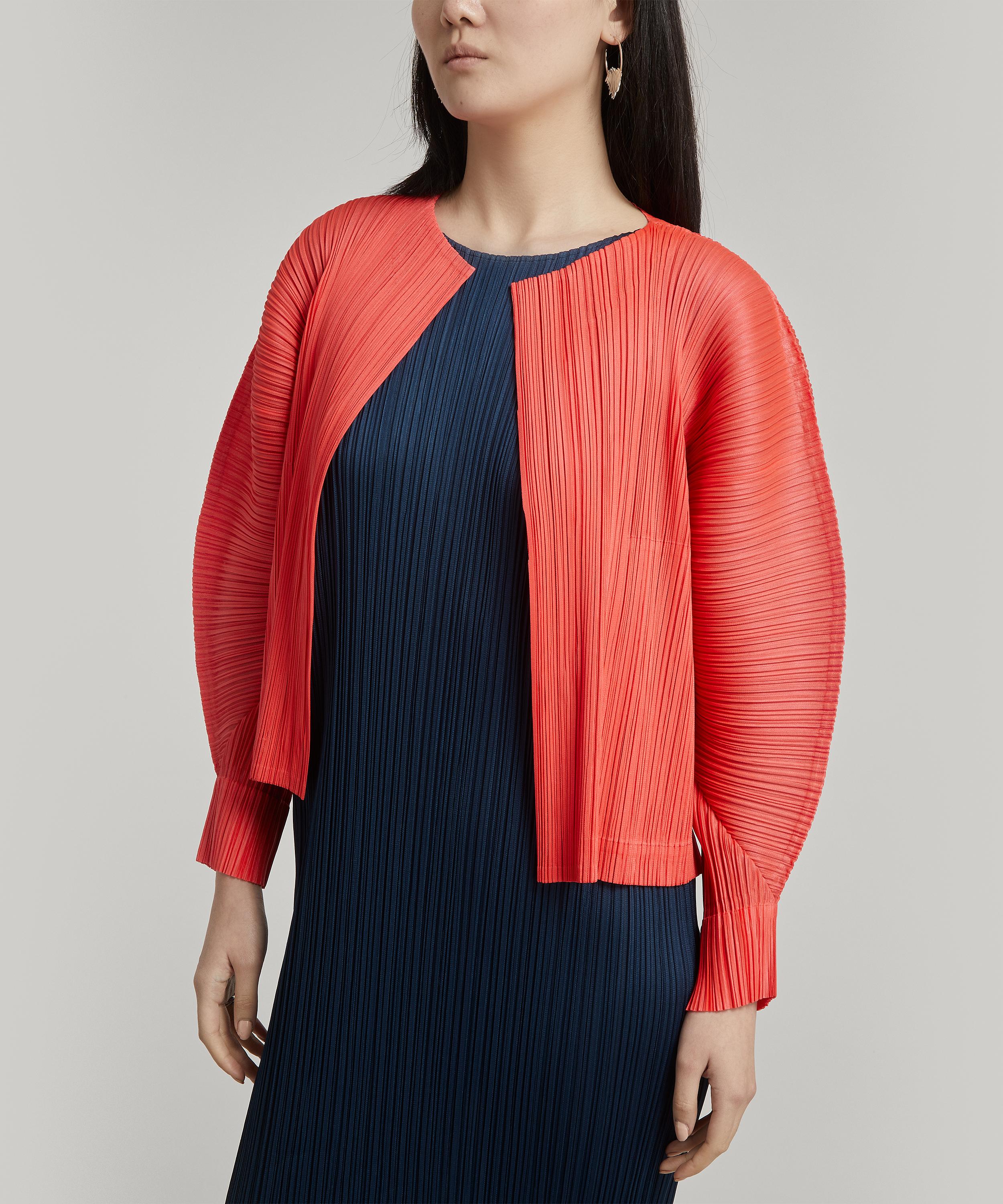 Pleats Please Issey Miyake Pleated Round-Neck Cardigan | Liberty