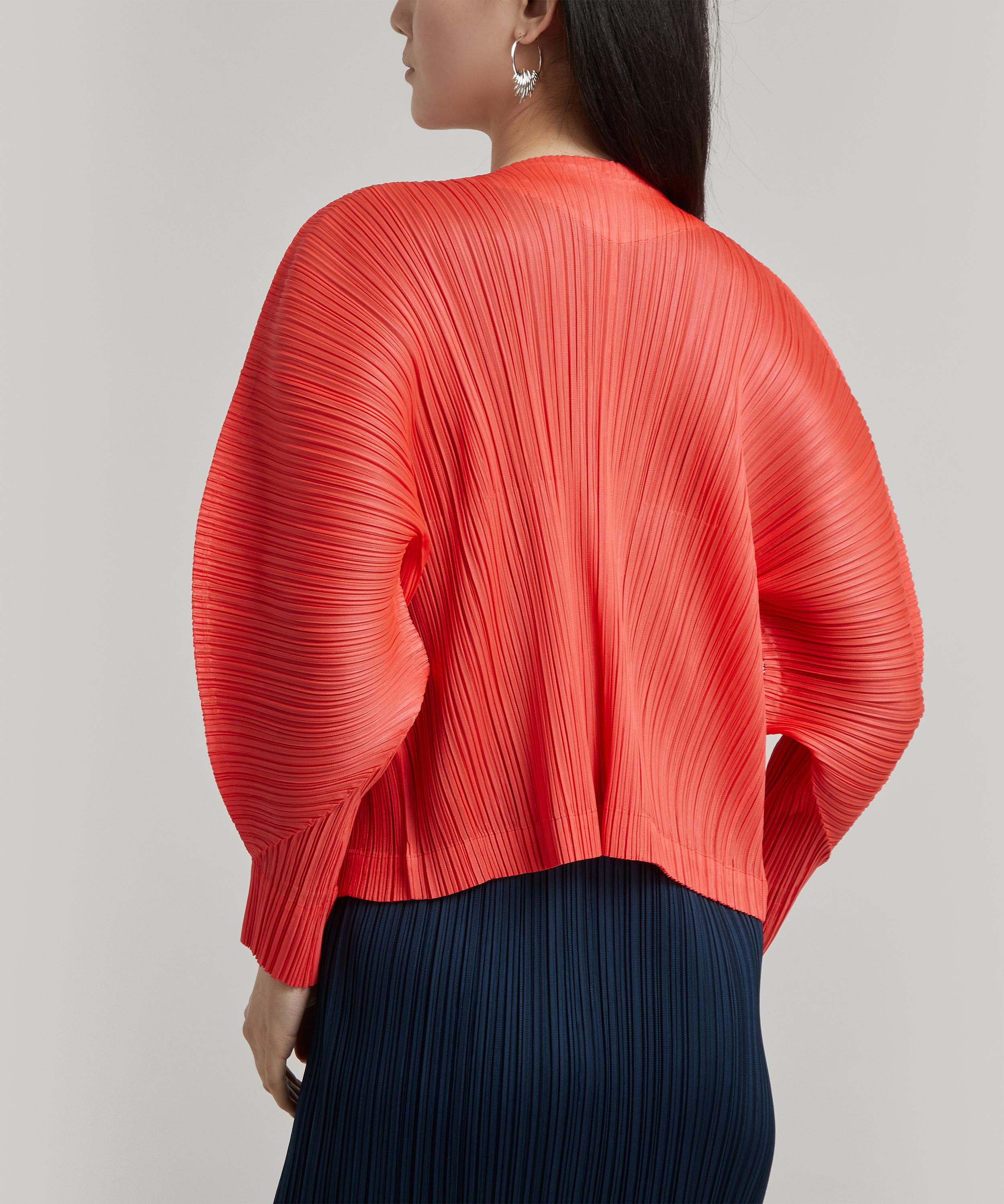 Pleats Please Issey Miyake Pleated Round-Neck Cardigan | Liberty