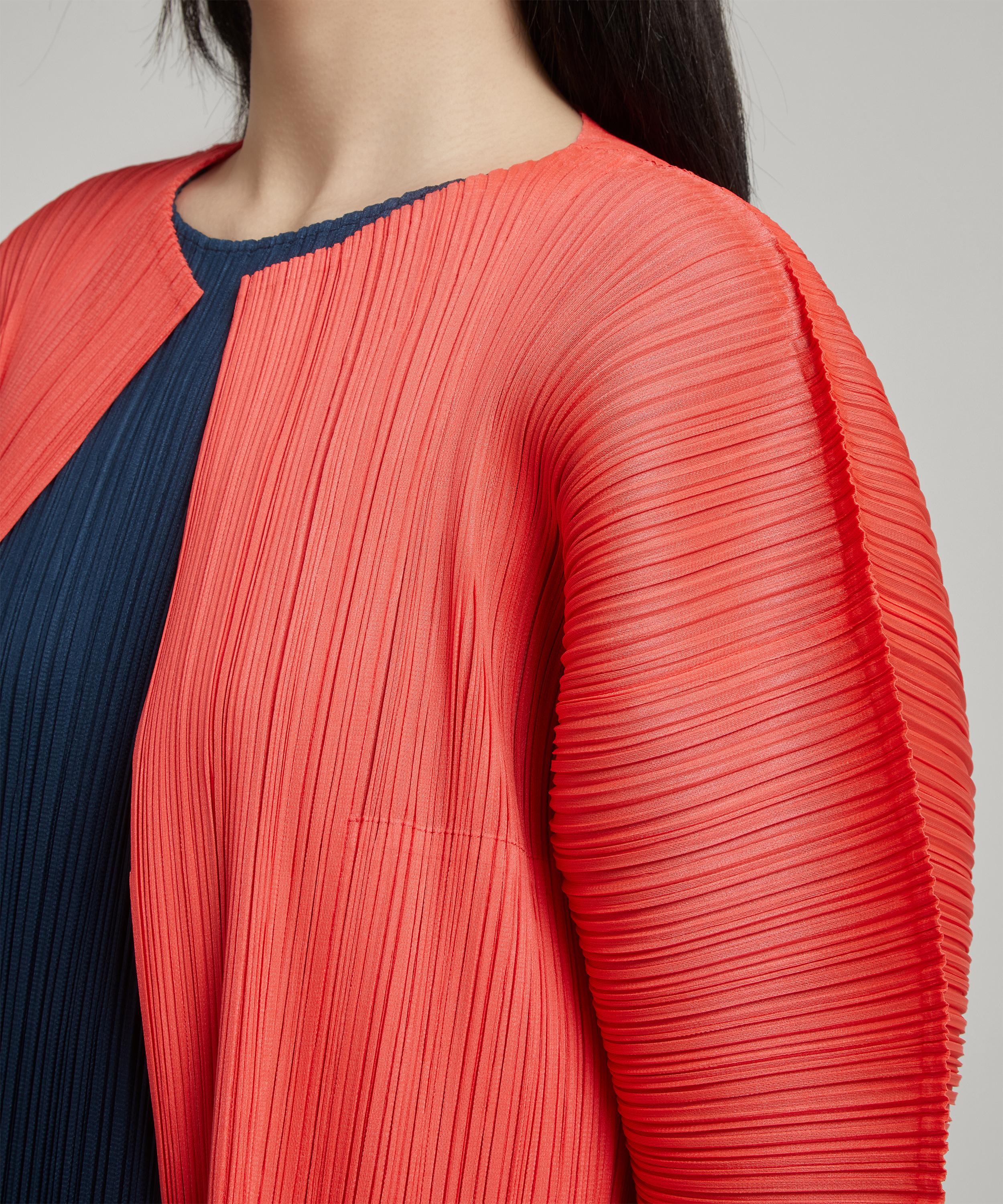 Pleats Please Issey Miyake Pleated Round-Neck Cardigan | Liberty