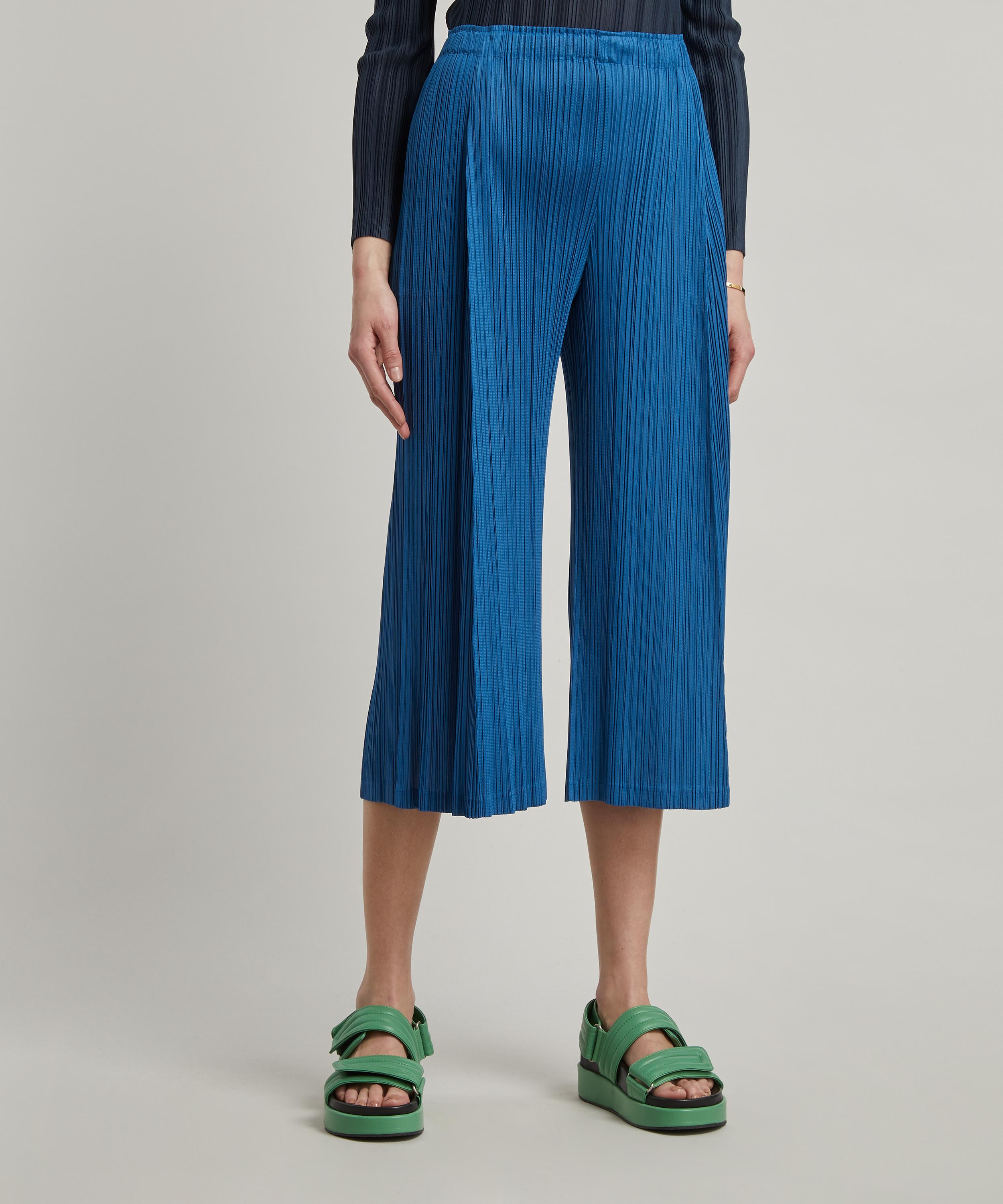Pleats Please Issey Miyake - Pleated Blow Trousers image number 1