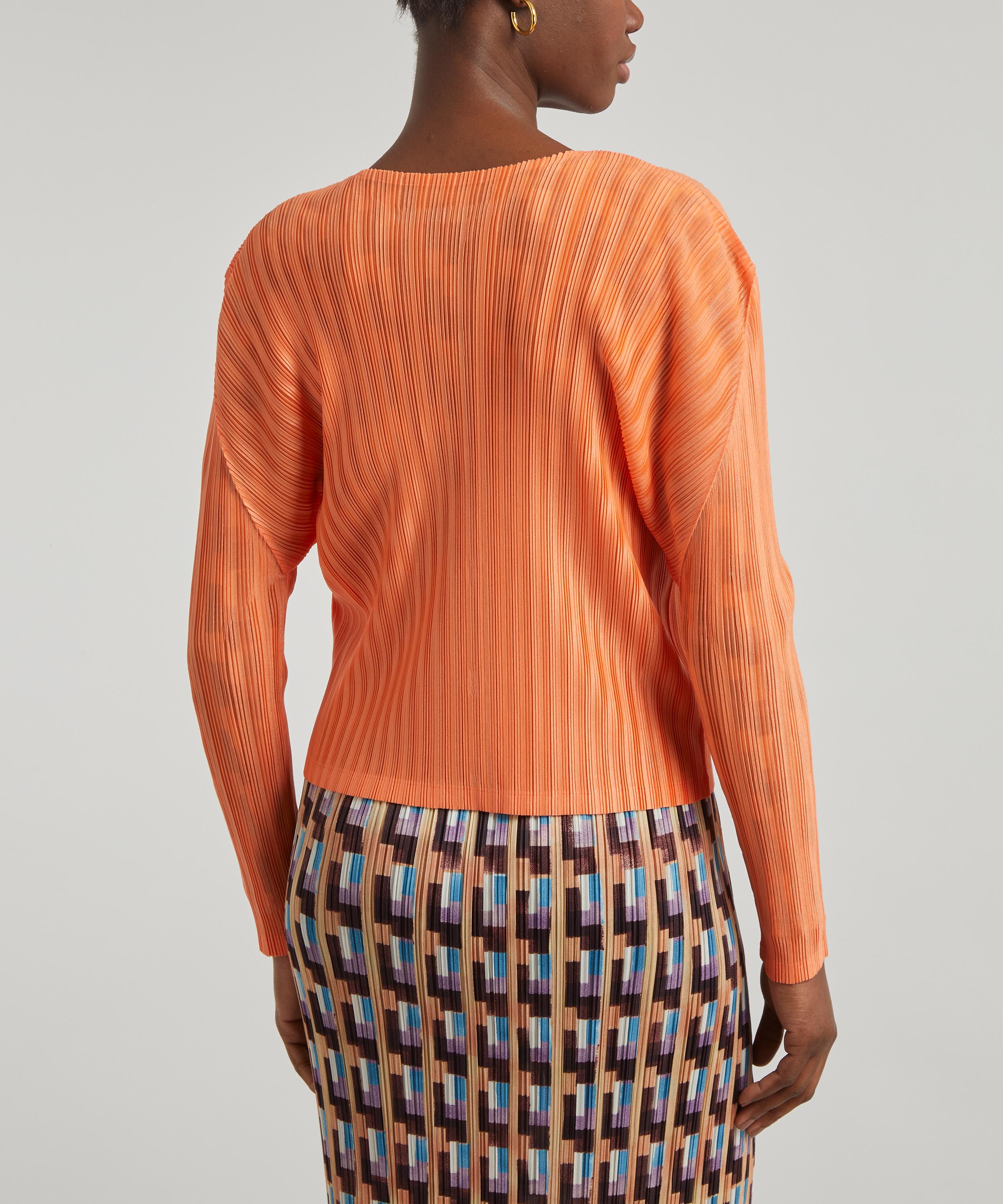 Pleats Please Issey Miyake - Pleated Button-Down Cardigan image number 3