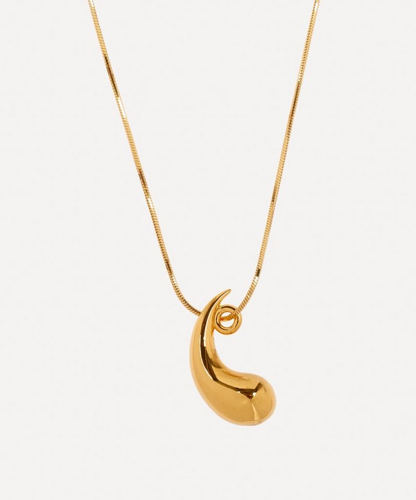 KHIRY - Gold Plated Vermeil Silver Talon Nude Pendant Necklace image number null