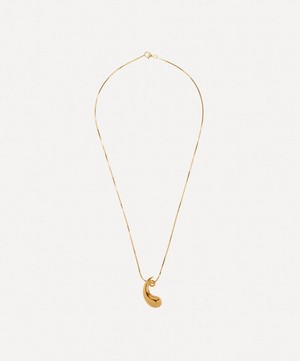 KHIRY - Gold Plated Vermeil Silver Talon Nude Pendant Necklace image number 2