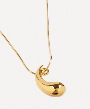 KHIRY - Gold Plated Vermeil Silver Talon Nude Pendant Necklace image number 3