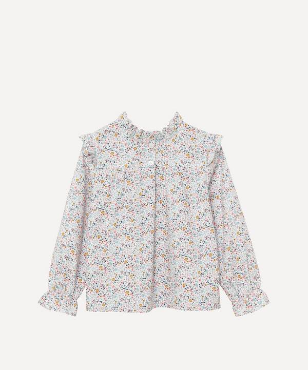 Trotters - Mini Floral Ruffle Blouse 6-11 Years