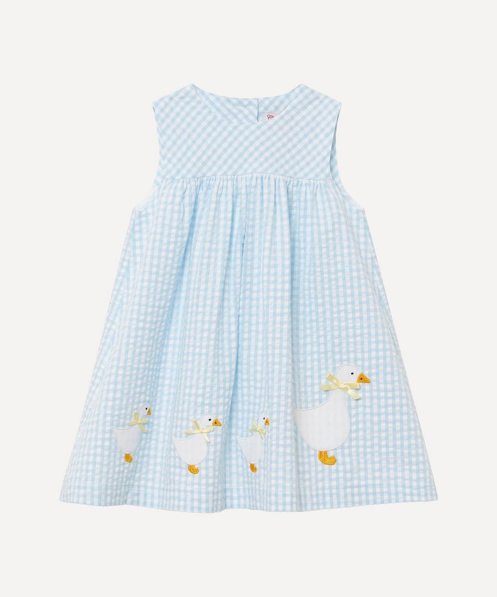 Trotters - Little Jemima Gingham Pinafore 3-24 Months