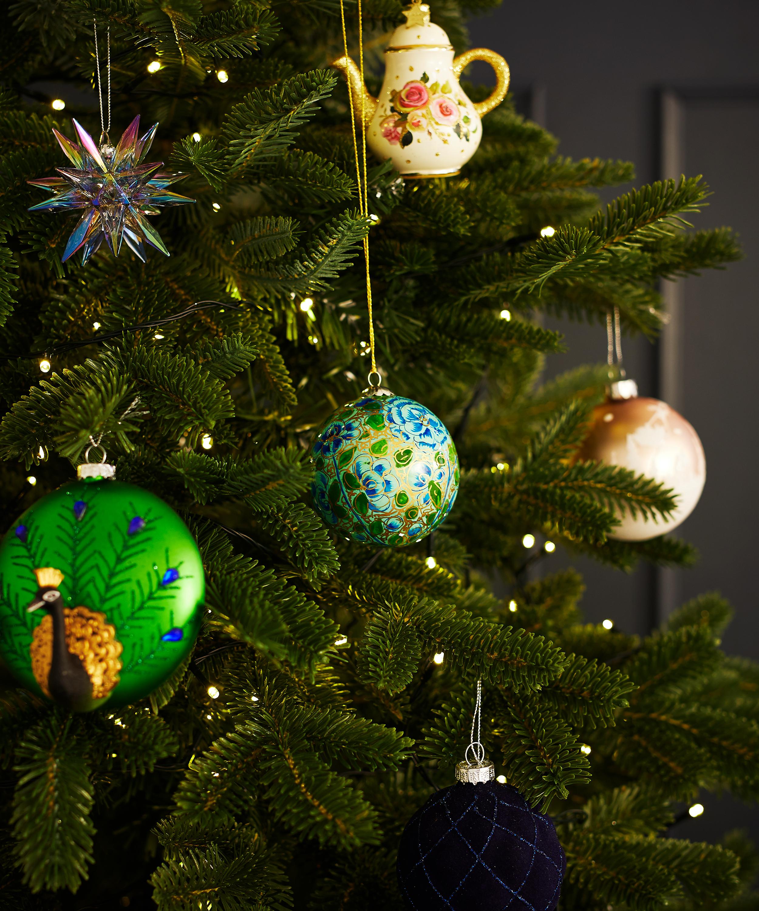 Christmas - Sea Greens Paper Bauble image number 1