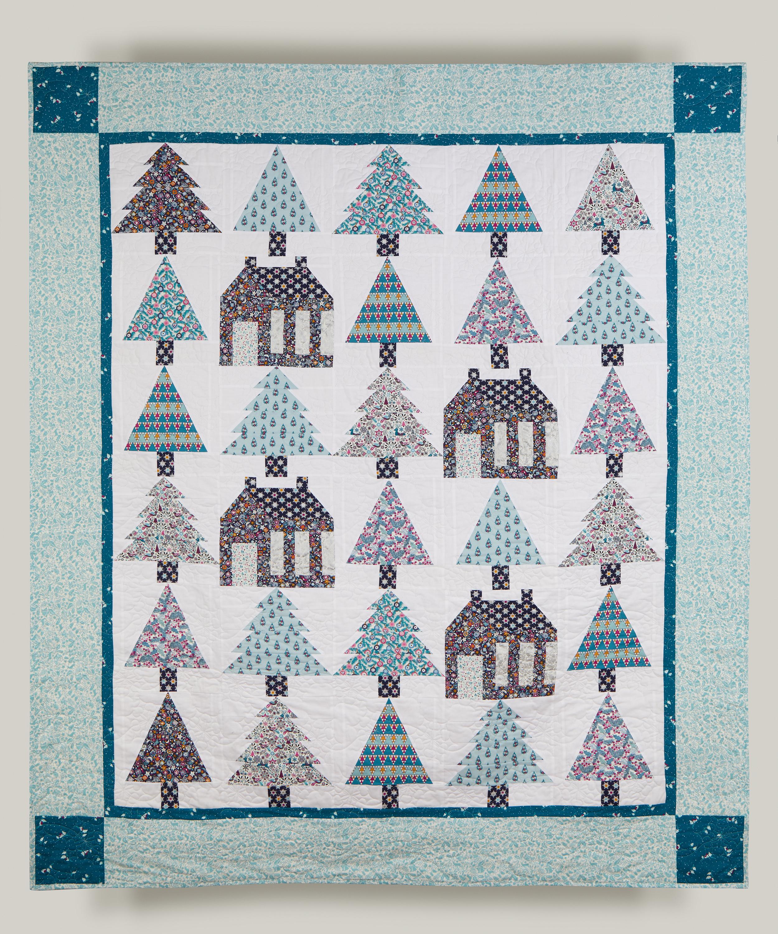 Winter Fraulein quilt in Liberty Cottons - Diary of a Quilter