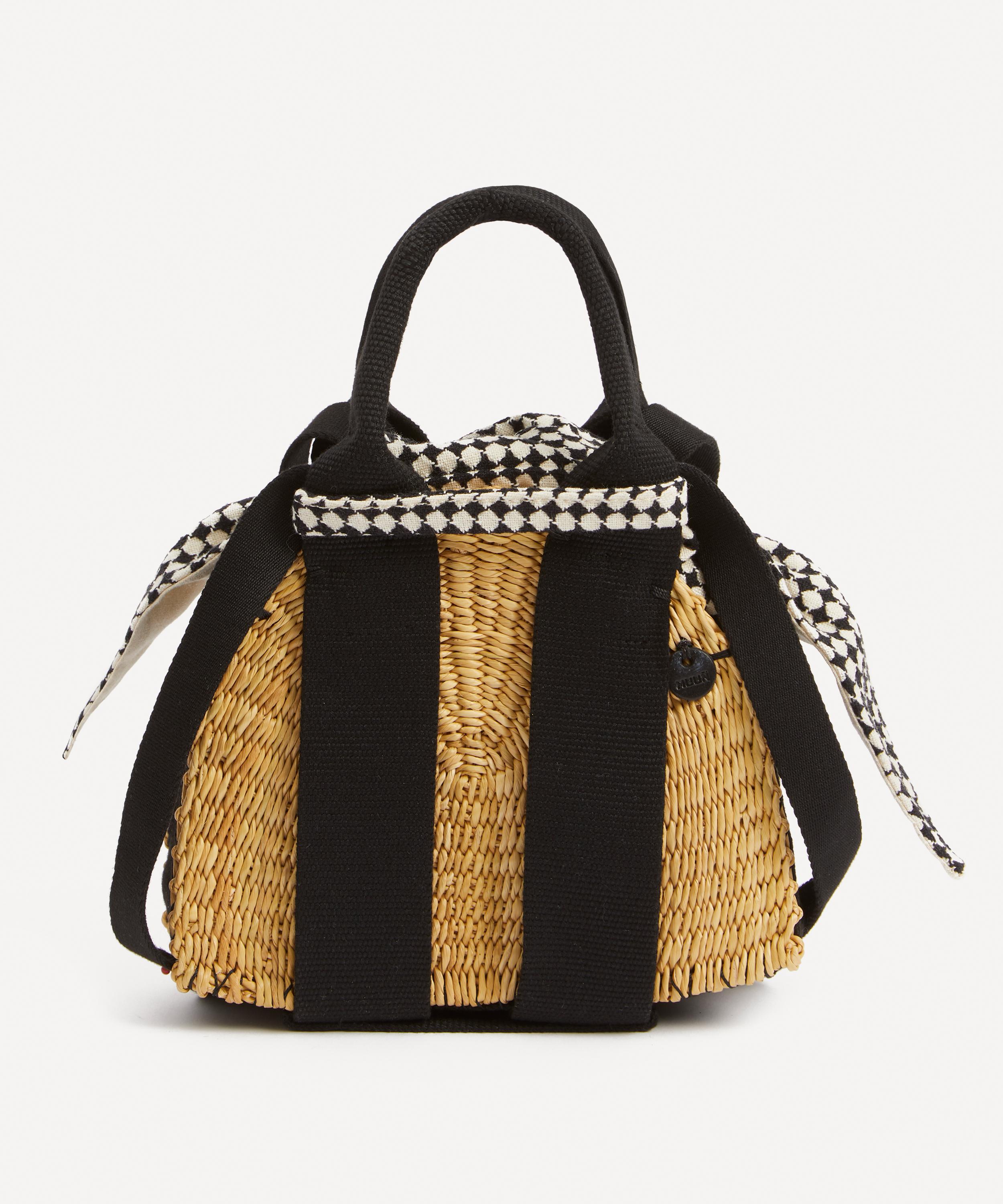 Muuñ - Mini Mana Straw Tote Bag image number 0
