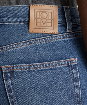 Toteme - Twisted Seam Denim Jeans image number 4