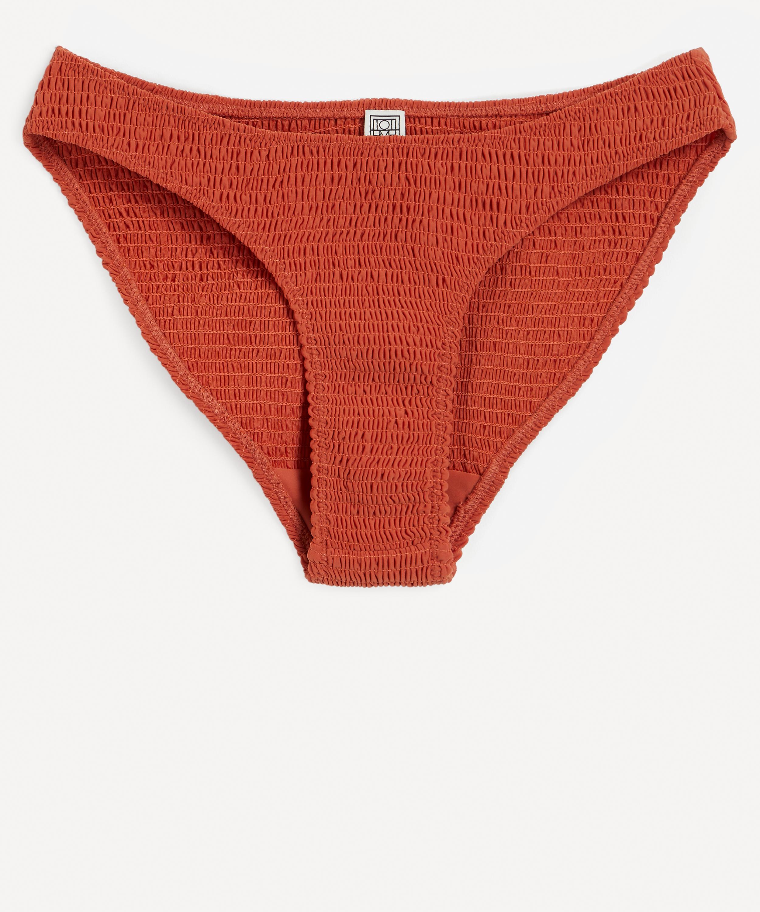 Toteme - Smocked Mini Bikini Bottoms image number 0