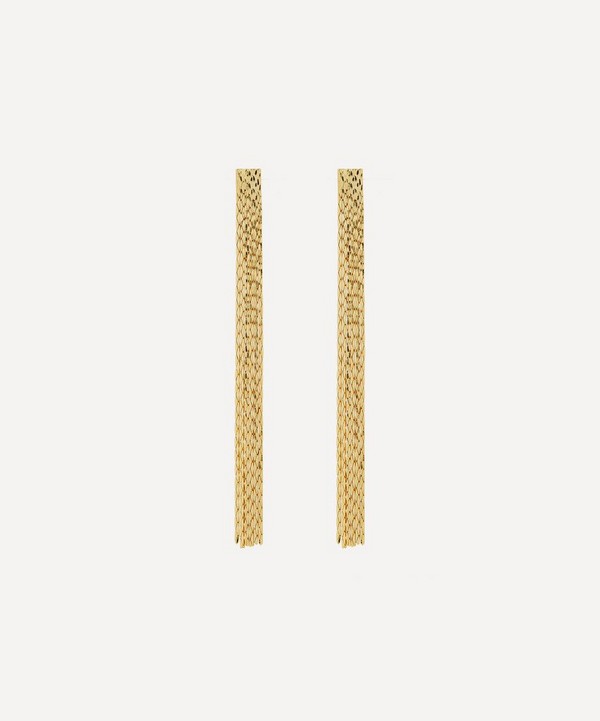 Anissa Kermiche - Gold-Plated Thin Fil d’Or Drop Earrings image number null