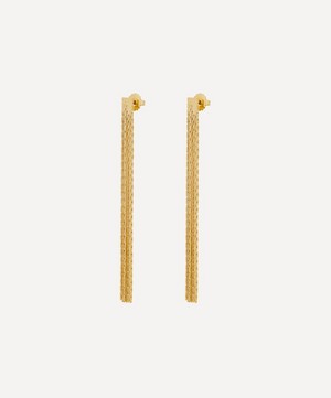 Anissa Kermiche - Gold-Plated Thin Fil d’Or Drop Earrings image number 2