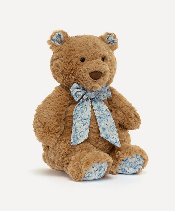 Jellycat - Liberty Mitsi Valeria Blue Bartholomew Bear Medium Soft Toy