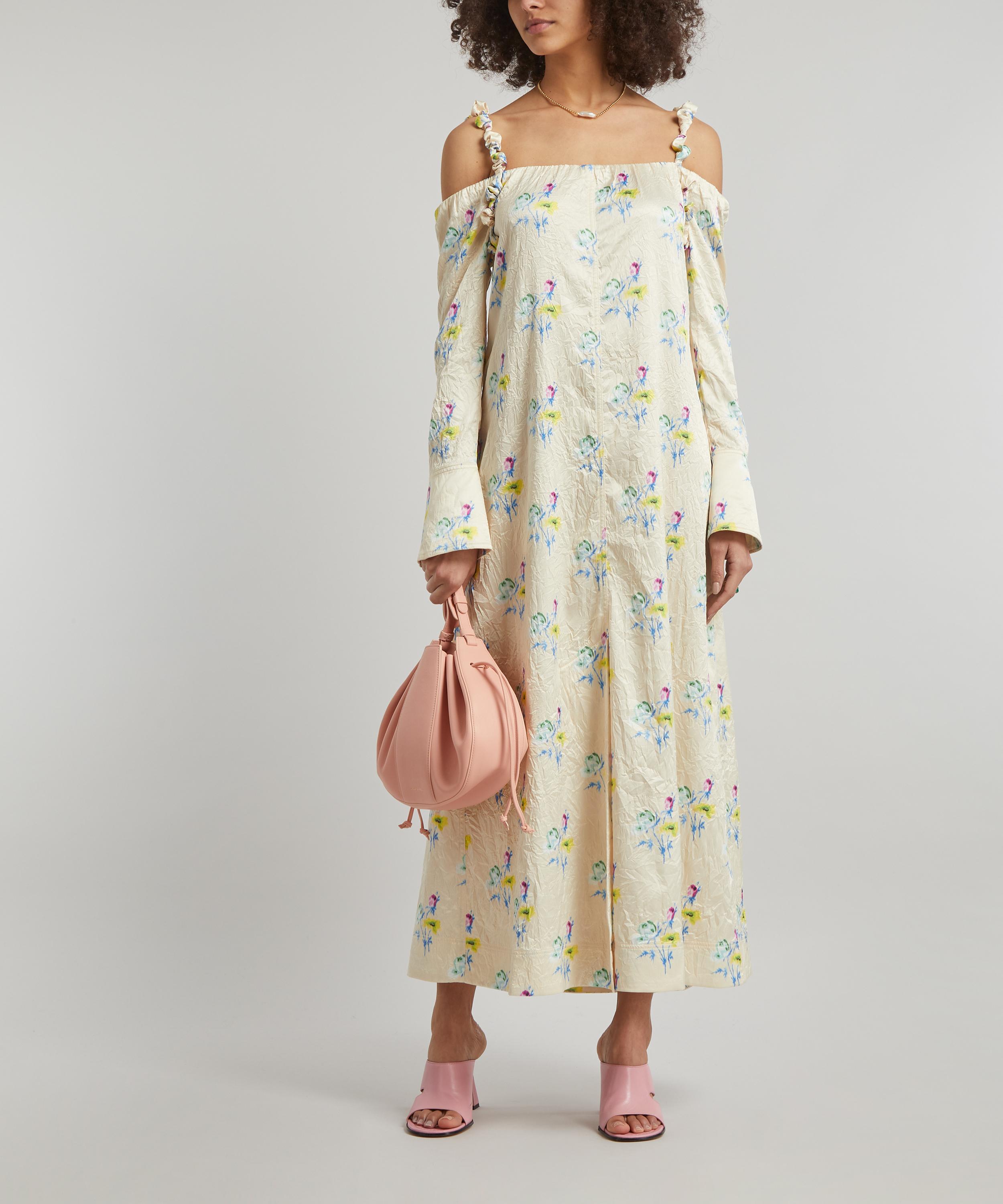 Ganni floral maxi dress hotsell