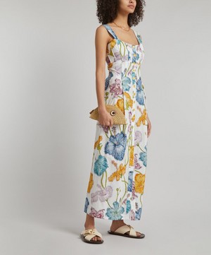Hayley Menzies - Carmen Cotton Maxi-Dress image number 1