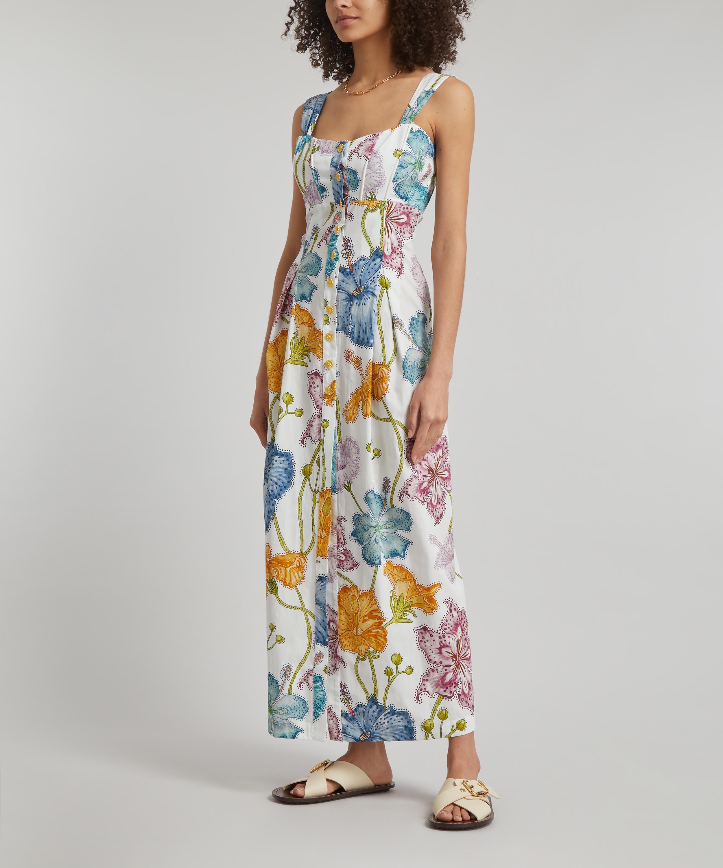 Hayley Menzies - Carmen Cotton Maxi-Dress image number 2