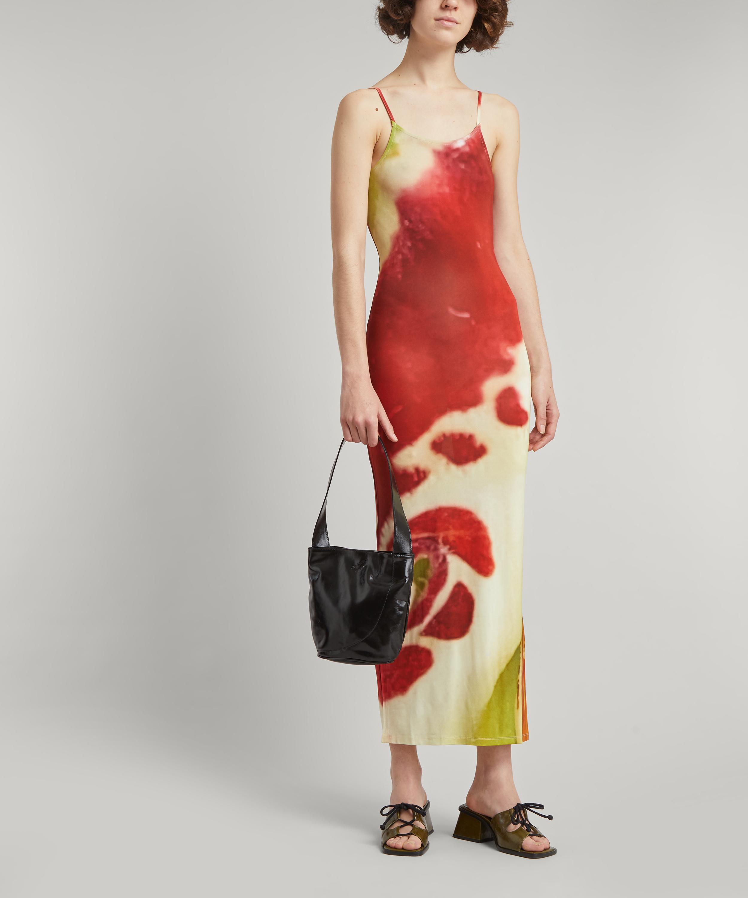 Paloma Satin Floral Print Dress | Made To Order