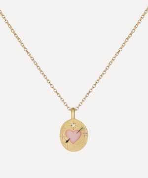 Cece Jewellery - 18ct Gold The Love Me Forever Diamond Pendant Necklace image number 0