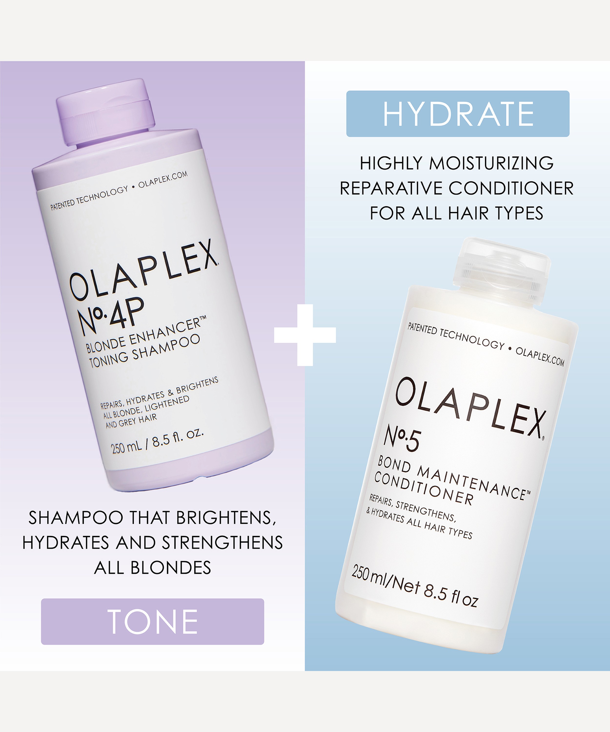 OLAPLEX - No.4P Blonde Enhancer Toning Shampoo 250ml image number 5