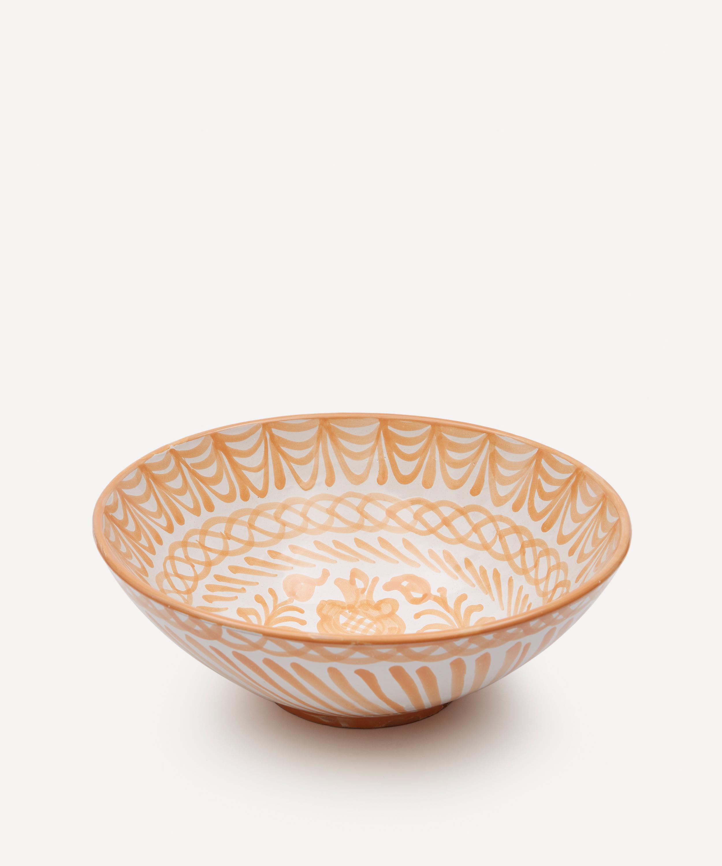 Late Afternoon - Granada Orange Serving Bowl image number 0