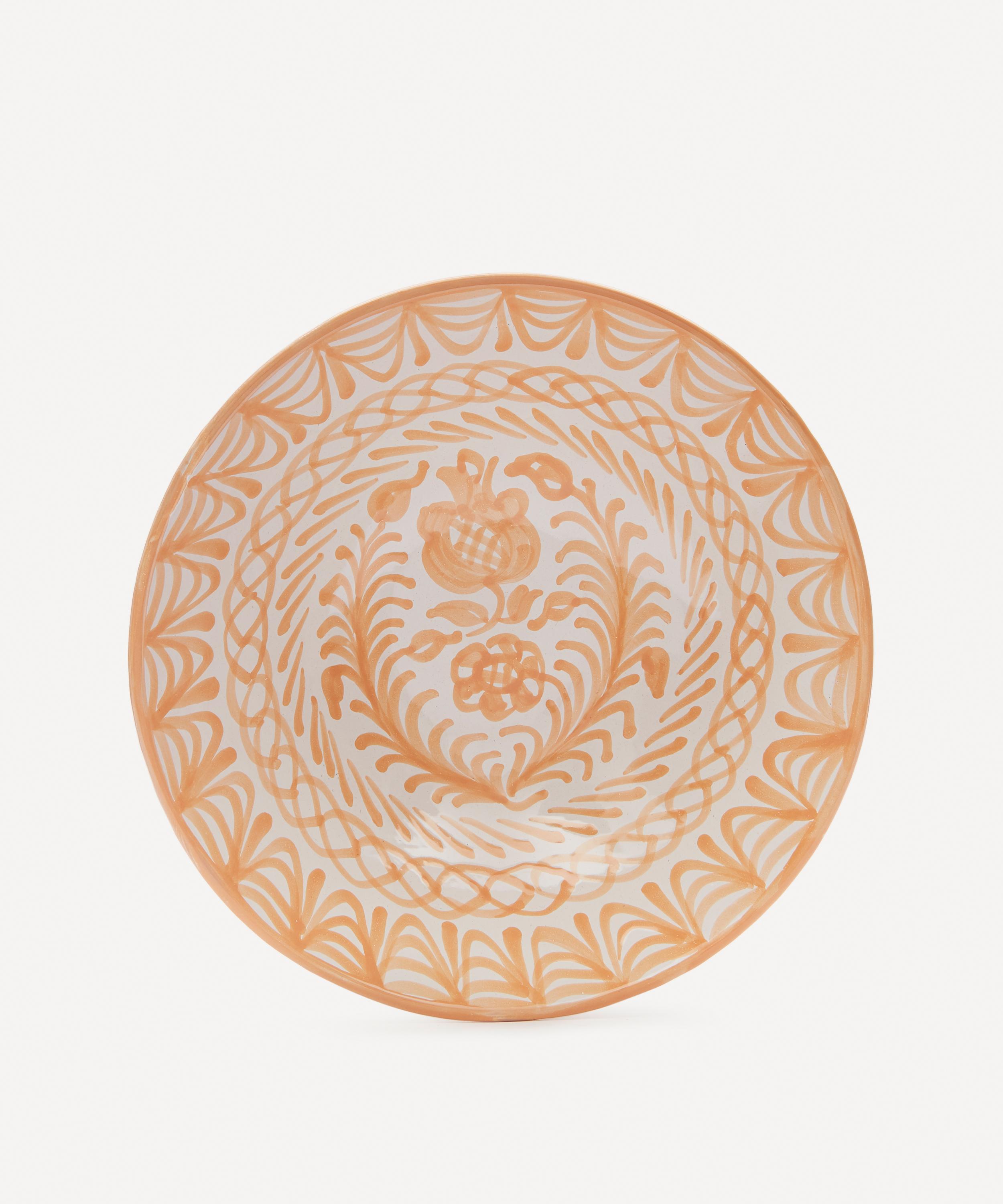 Late Afternoon - Granada Orange Serving Bowl image number 1