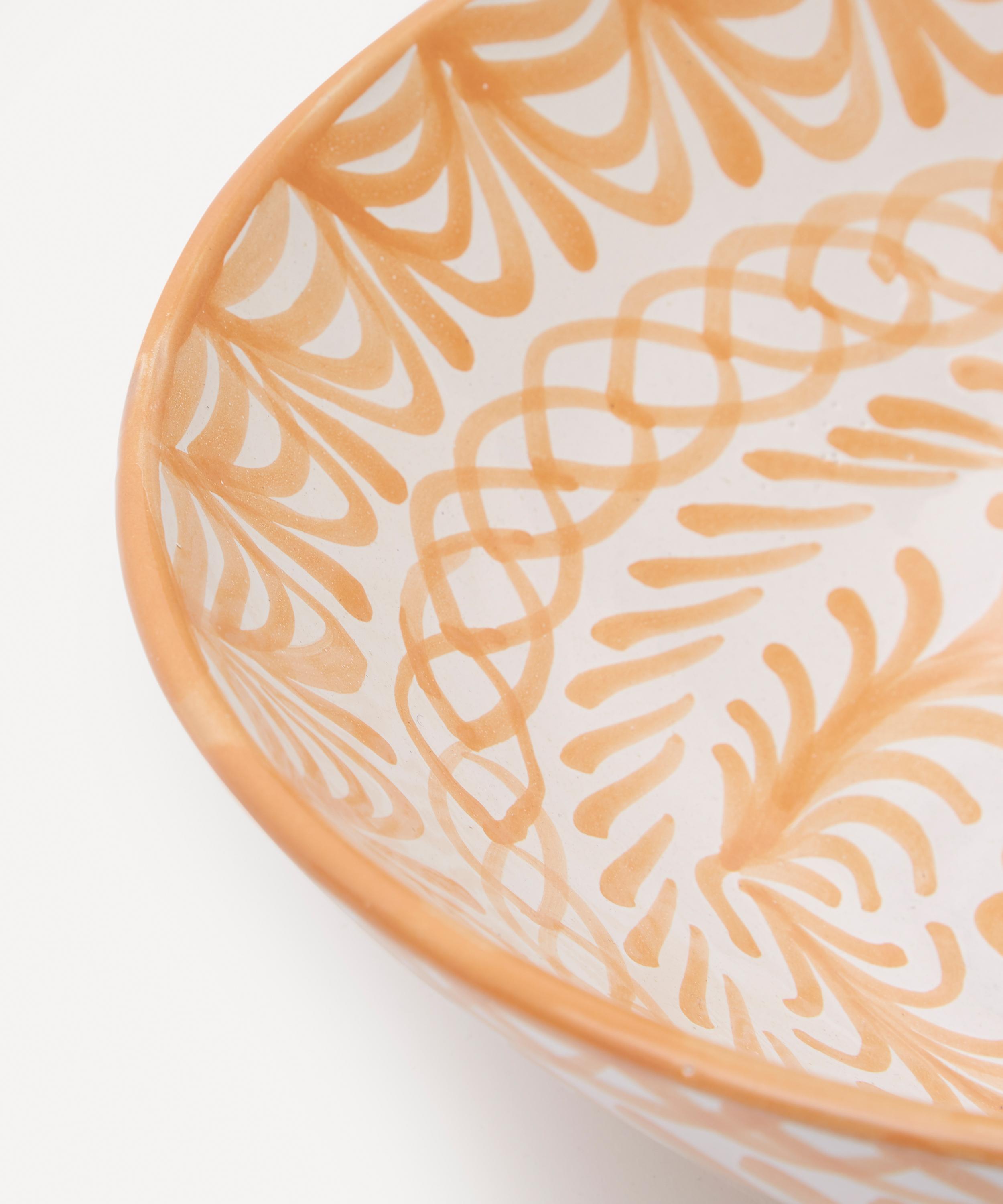 Late Afternoon - Granada Orange Serving Bowl image number 3