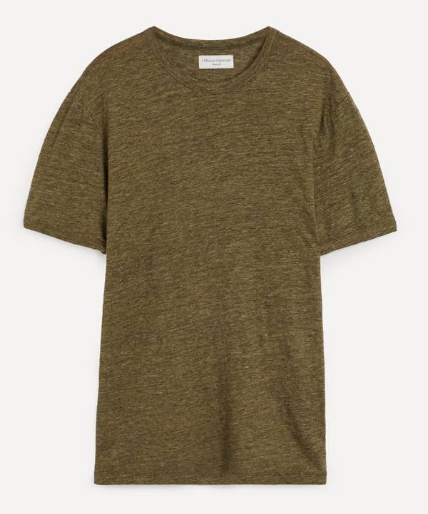 Officine Générale - Linen T-Shirt