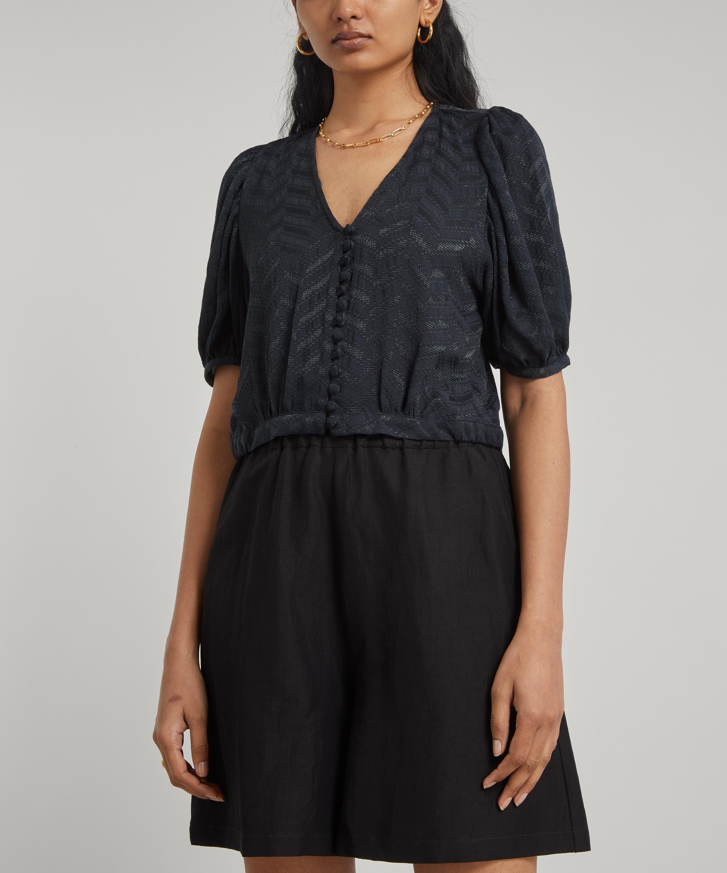 Sessùn - Borromeo Button Short-Sleeve Top image number 1