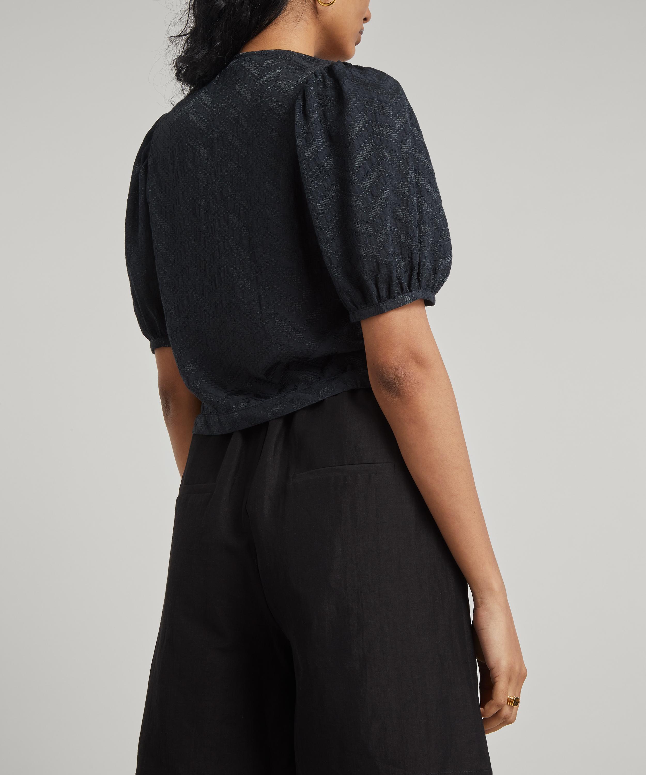 Sessùn - Borromeo Button Short-Sleeve Top image number 3
