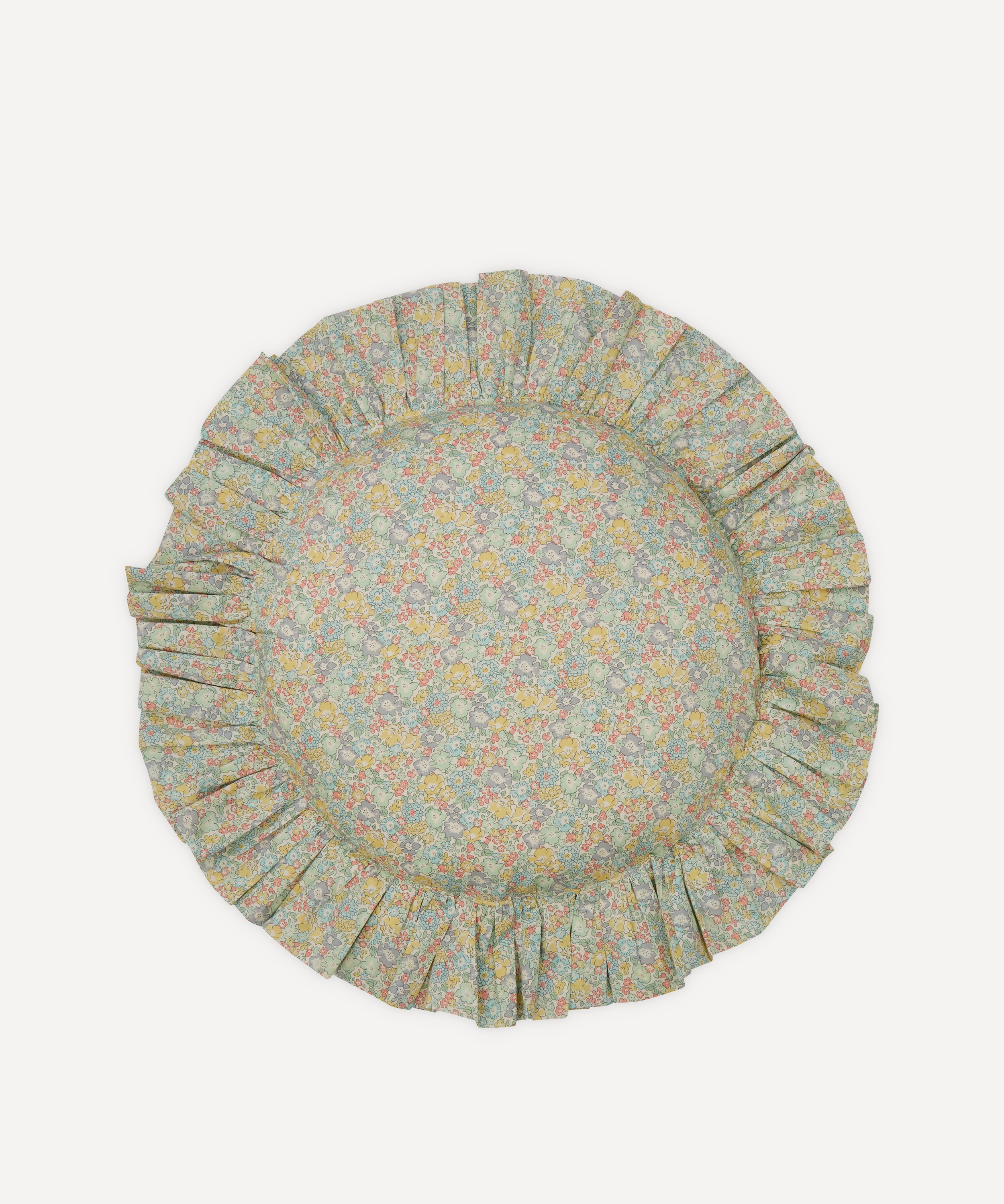 Coco & Wolf Michelle Frill Edge Circle Cushion | Liberty