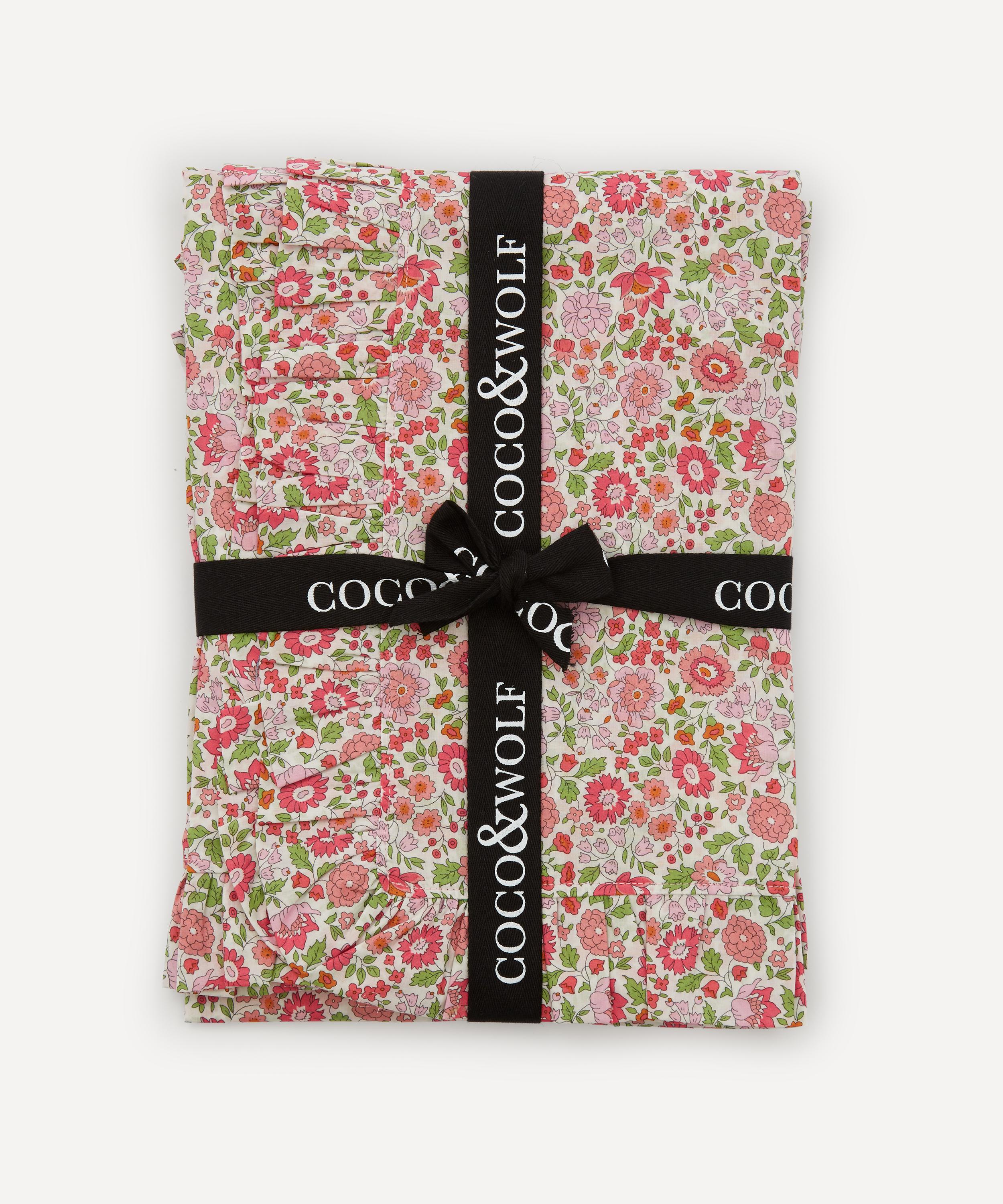 Coco & Wolf - D’Anjo Pink Frill Edge Pillowcases Set of Two image number 3