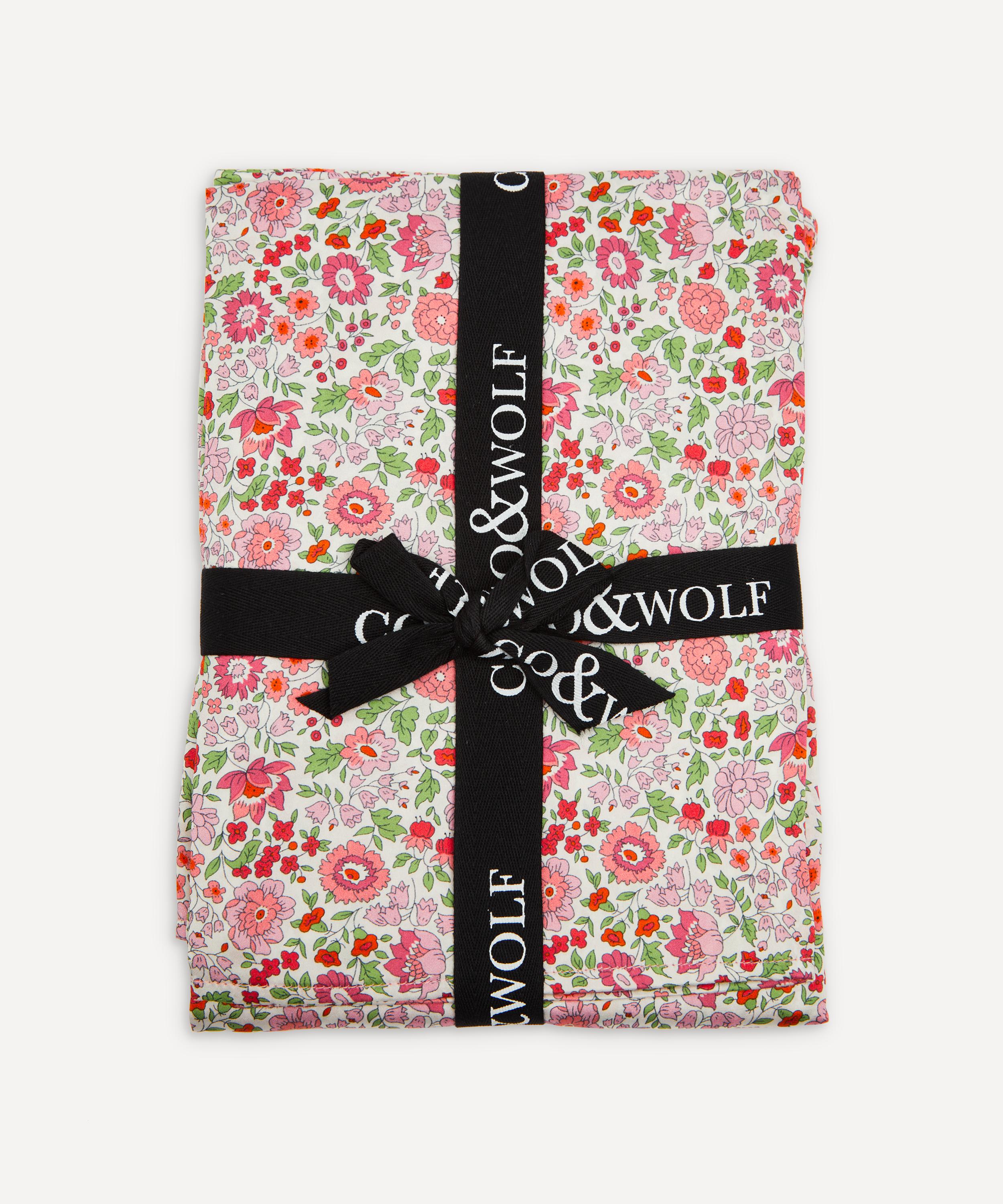 Coco & Wolf - D’Anjo Pink Cot Bed Flat Sheet image number 2
