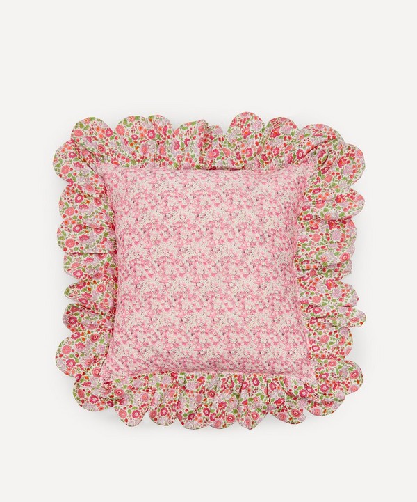 Coco & Wolf - D’Anjo and Mitsi Valeria Scallop Frill Edge Square Cushion image number null