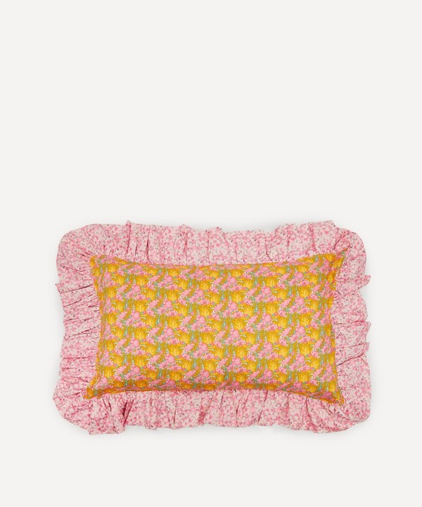 Coco & Wolf - Clementina and Mitsi Valeria Frill Edge Oblong Cushion image number null