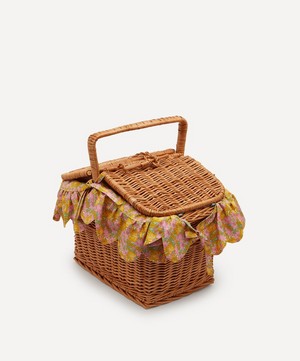 Coco & Wolf - Clementina Rectangle Wicker Picnic Basket image number 1