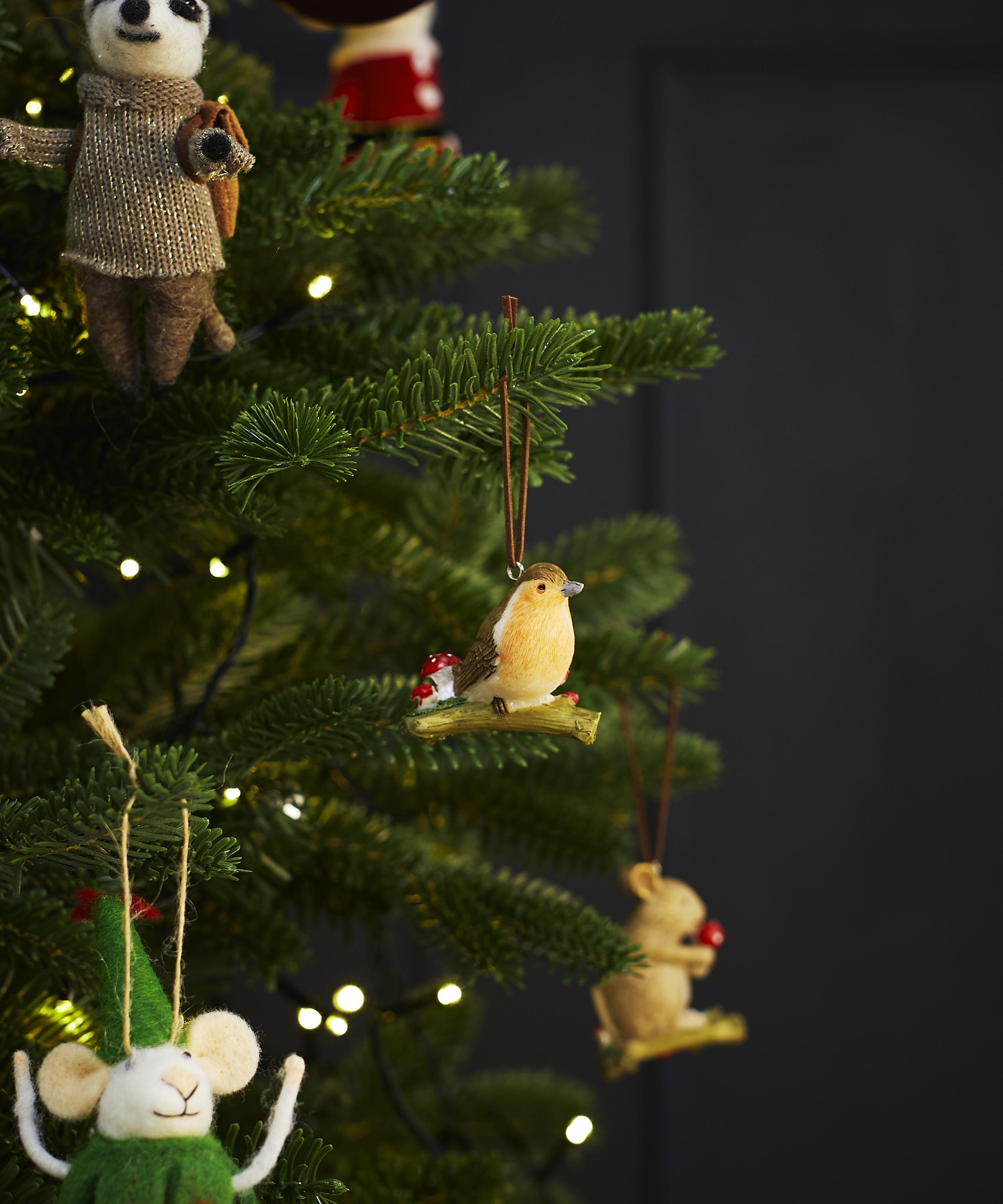 Christmas - Wren on Twig Ornament image number 1