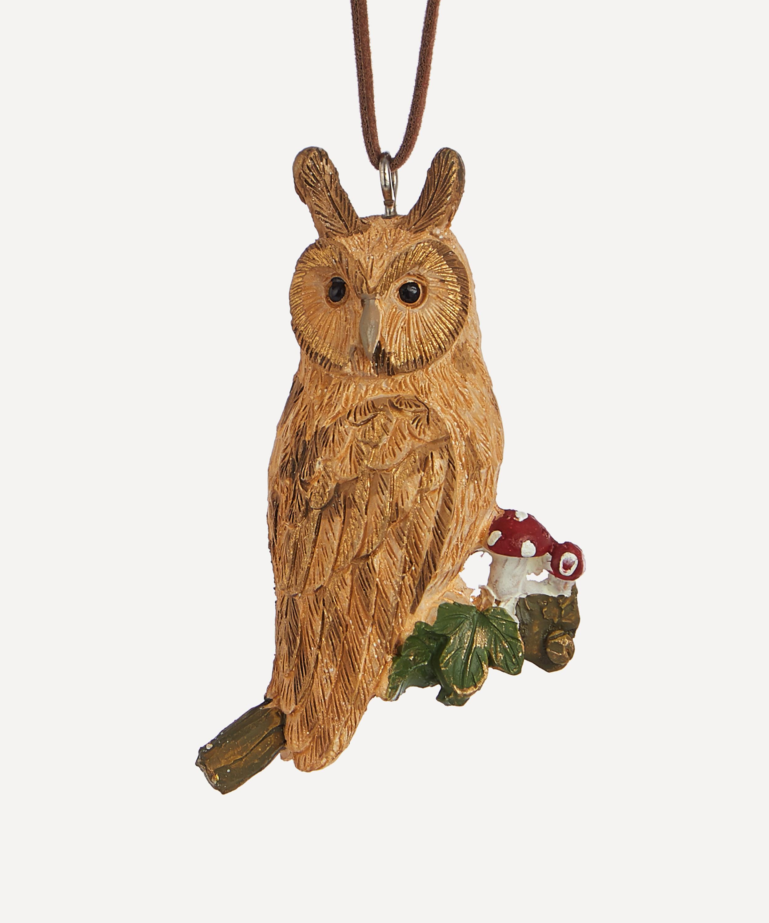 Christmas - Owl on Twig Ornament image number 0